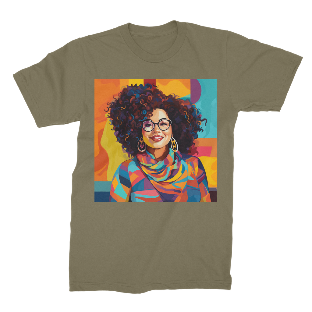 Black In Tech Collection| Maria| Premium Jersey Adult T-Shirt