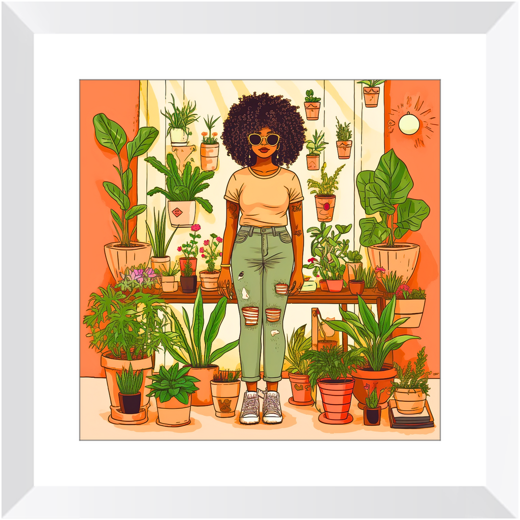 Plant Mom Collection | Peach Dream| Framed Prints|