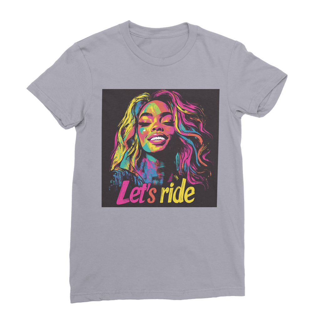 Bey Collection | Neon Bey - Lets Ride Premium Jersey Women's T-Shirt