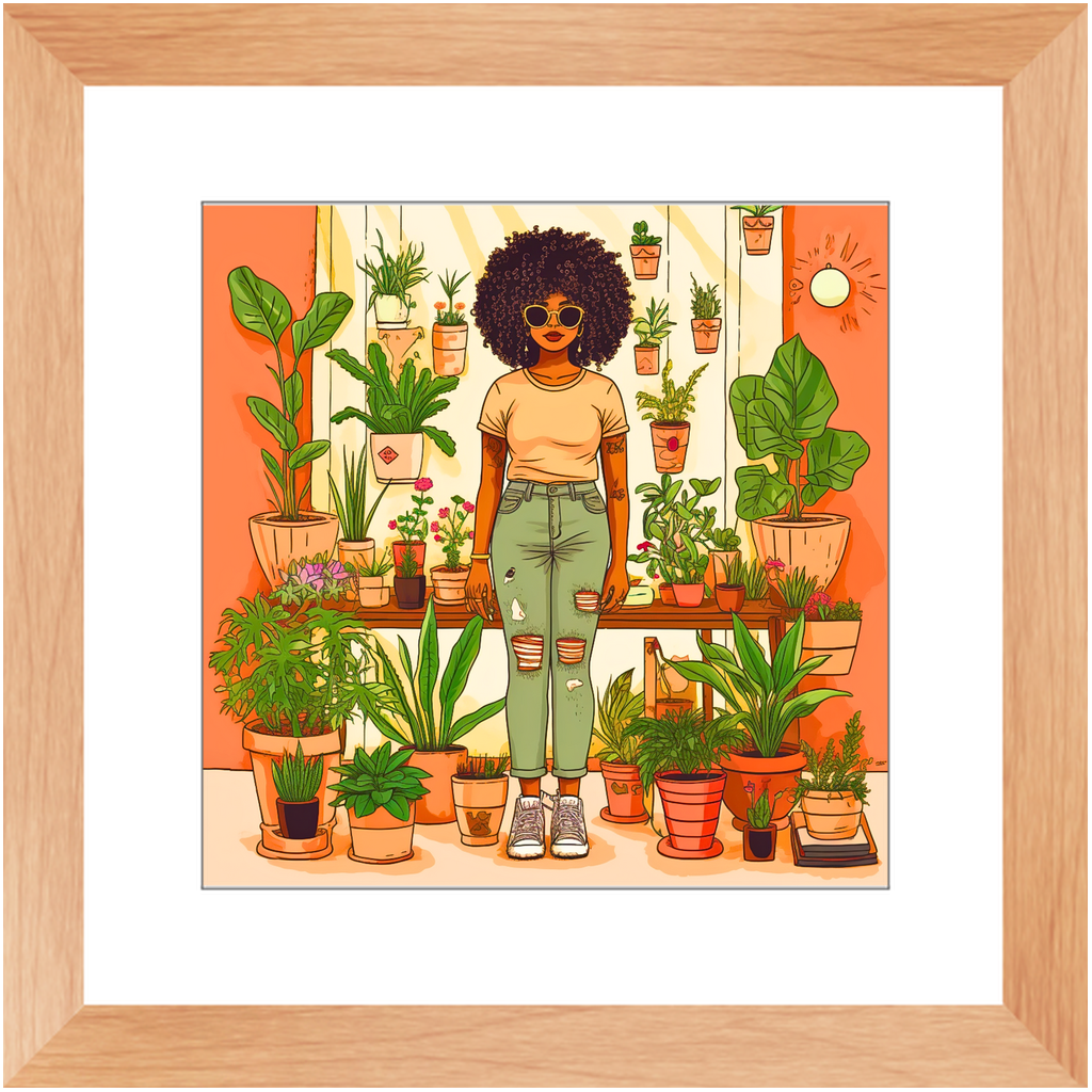 Plant Mom Collection | Peach Dream| Framed Prints|