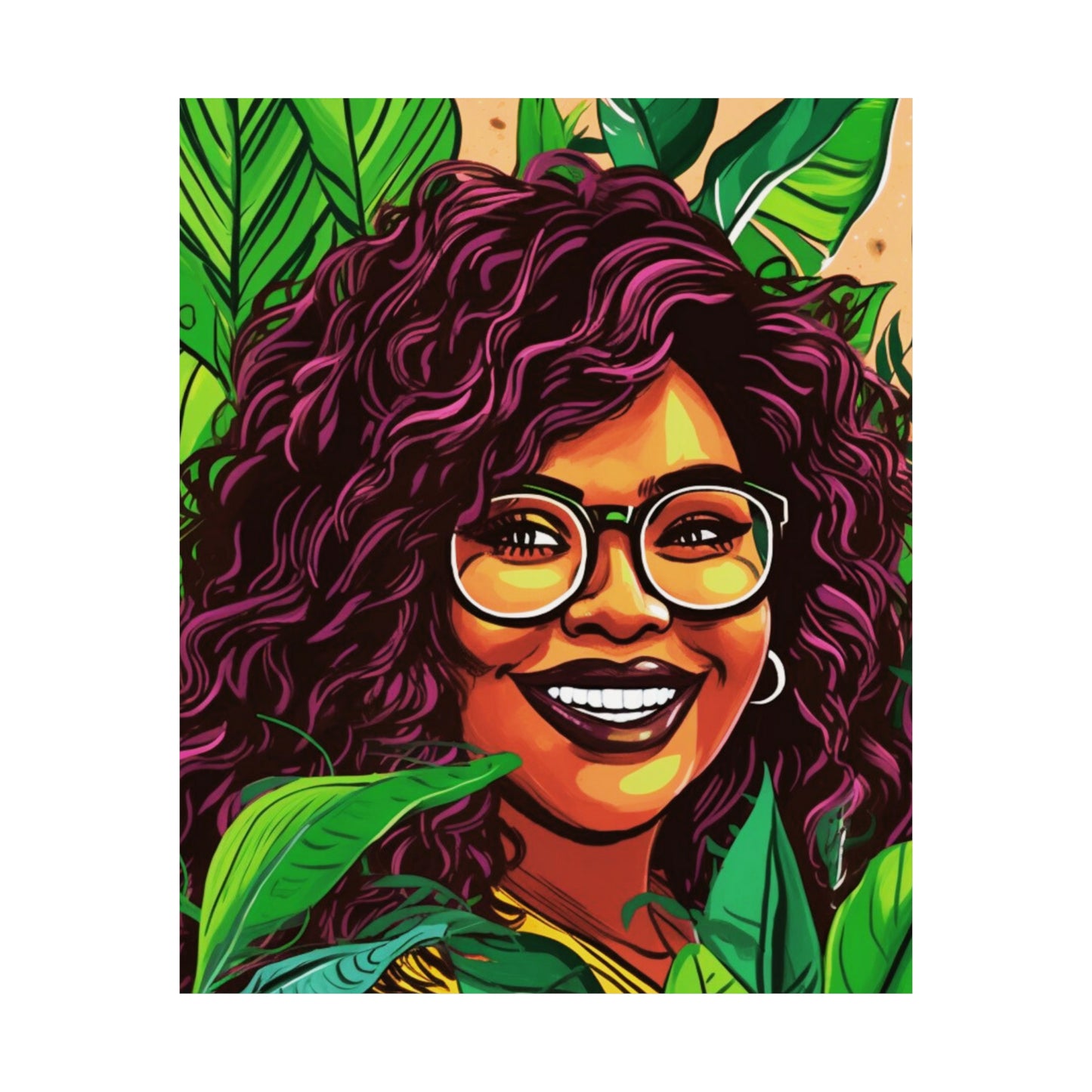 Lemon and Leaves| Jasmine Premium Matte Vertical Posters |