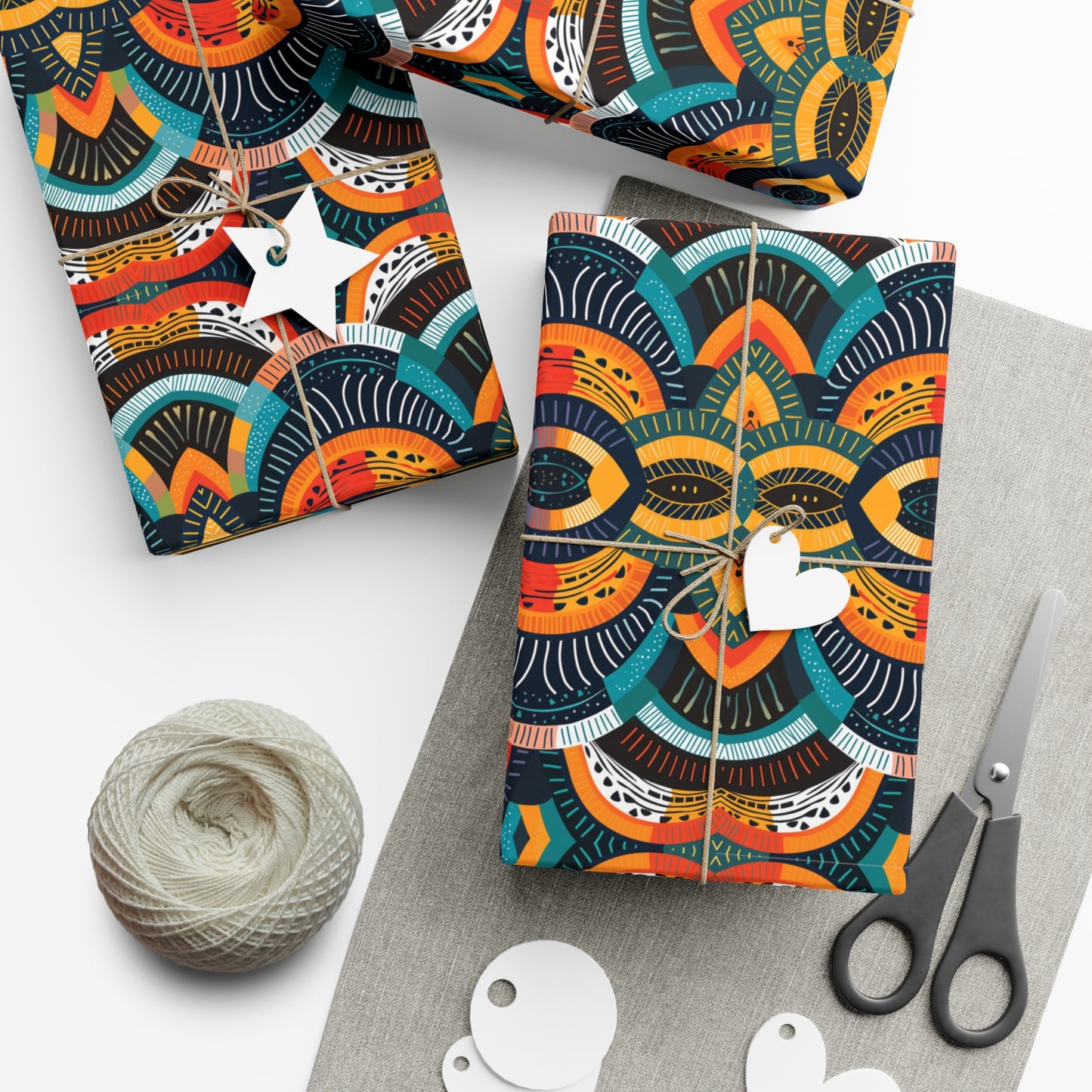 Zulu Warrior | African Wax Print | Gift Wrap Papers