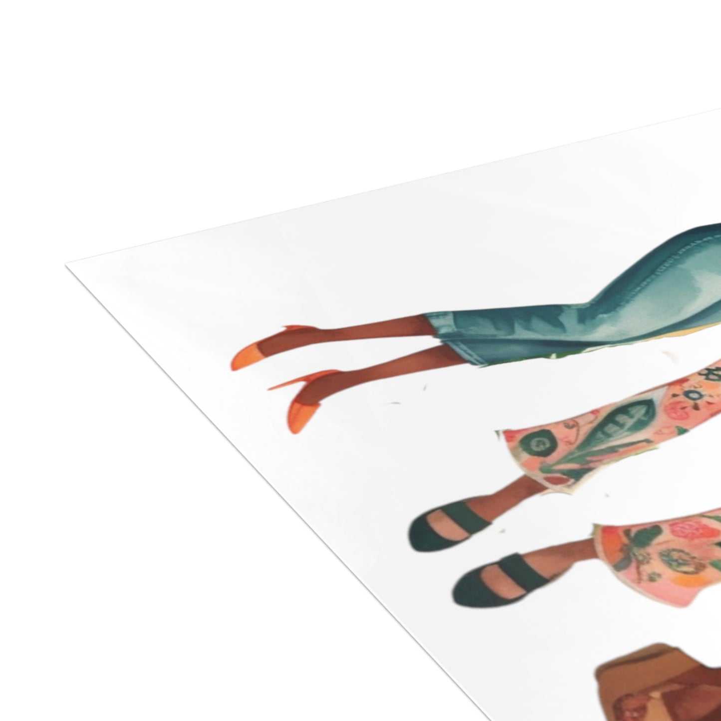 Girlfriends Collection: Postcard Bundles (envelopes included) | Black Women Better together |