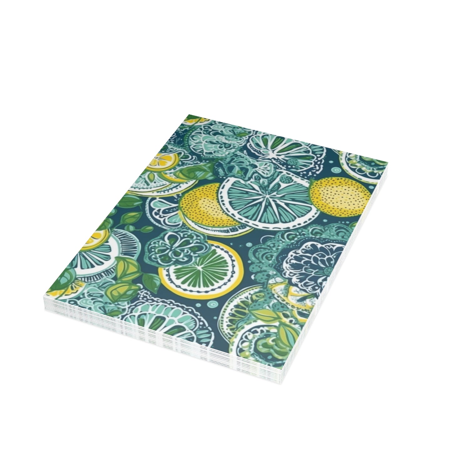 | Lemons and Leaves | Lemonade Brunch Lace | Postcard Bundles | Envelopes Included |