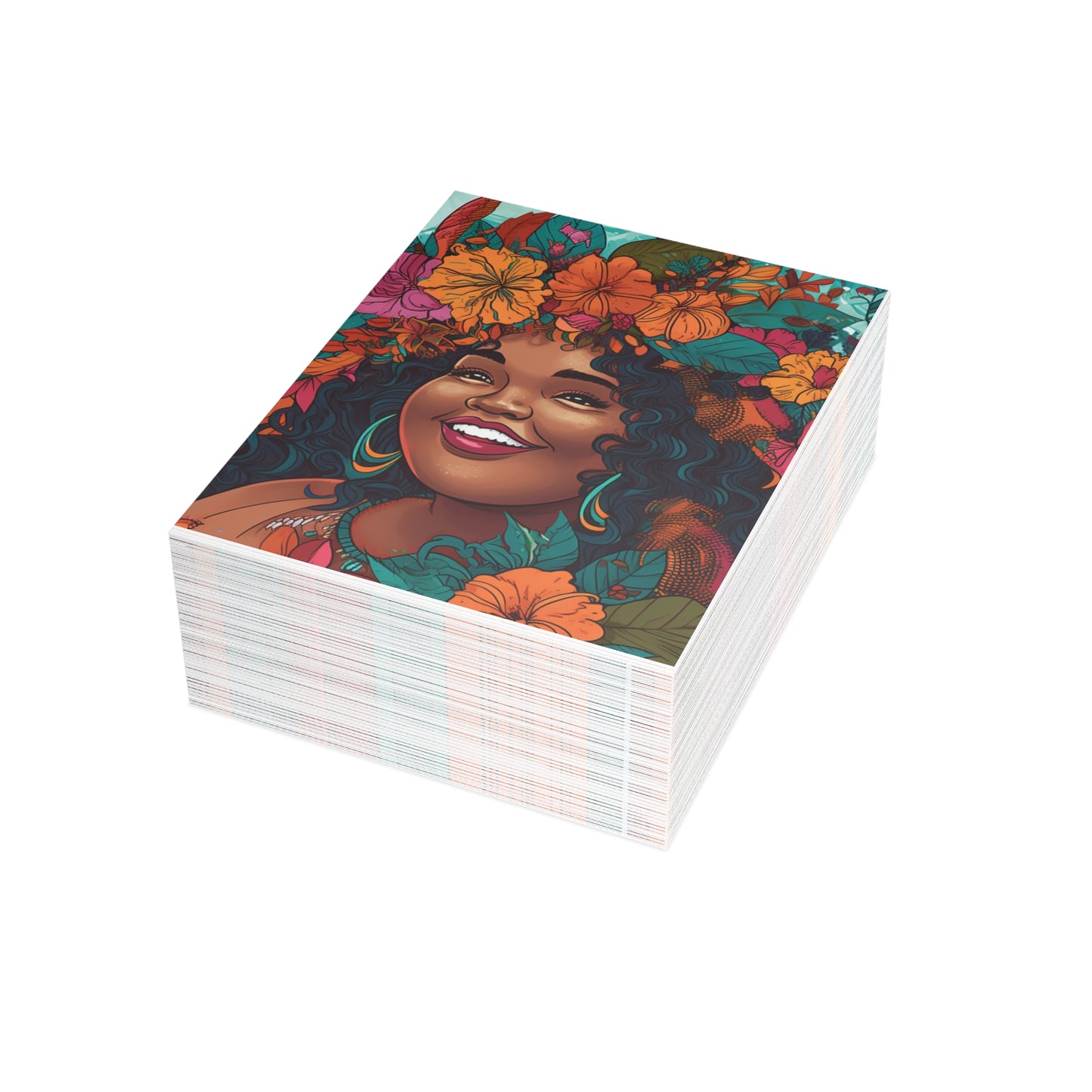 I Am Collection: "Beautiful" | Postcard Bundles | (envelopes included) | Self-Care | Affirmation Cards | 10, 30, or 50 Pieces|
