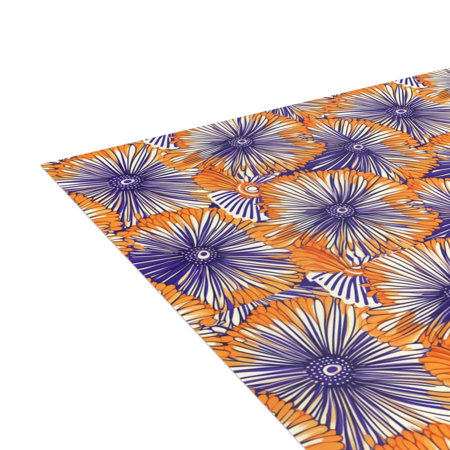 Aso Ebi Affair | Postcard Bundles (envelopes included) | African Wax Print | Orange and white|