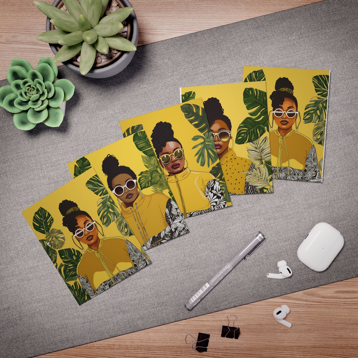 BLK | Everyday Black Magic|| Multi-Design Blank Greeting Cards | City Swag