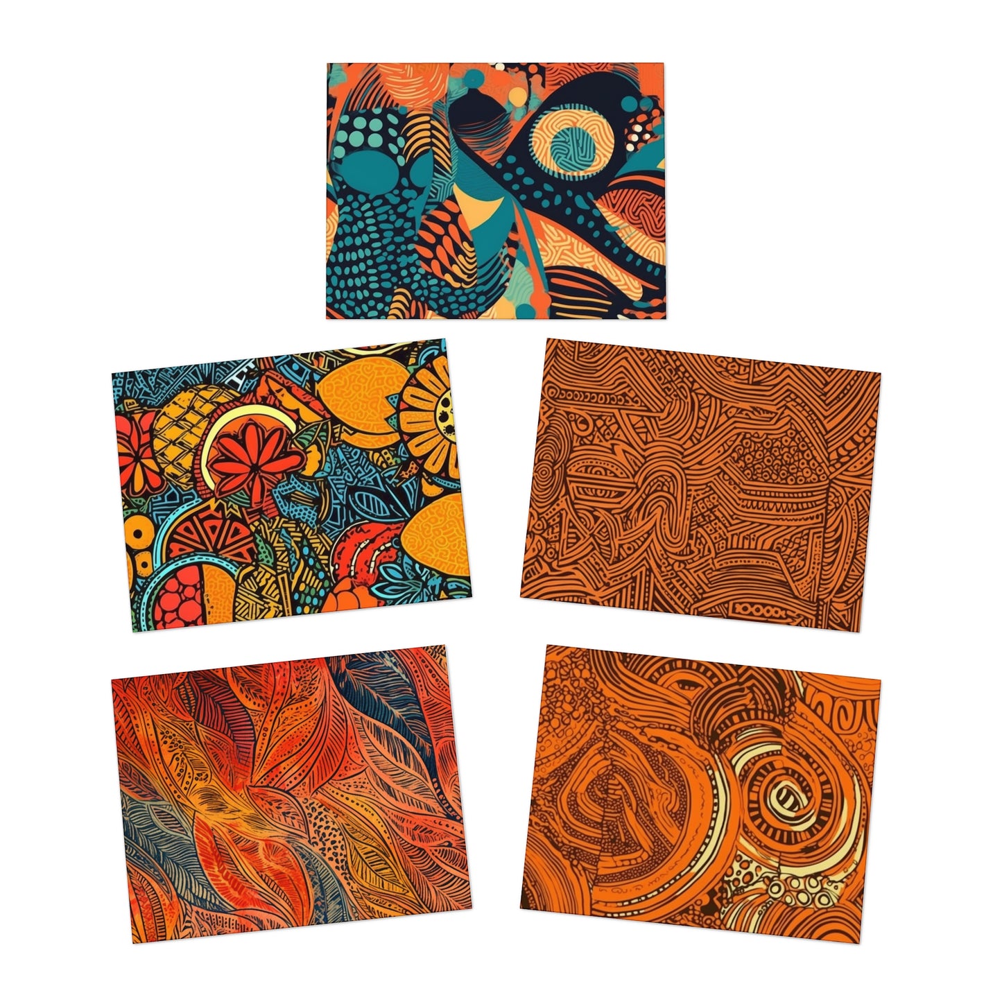 Multi-Design Greeting Cards (5-Pack)
