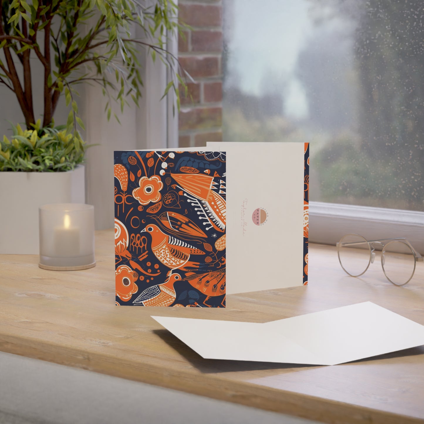 Folk-Inspired, Ankara, blank Greeting Cards Are Just for You/10 pack