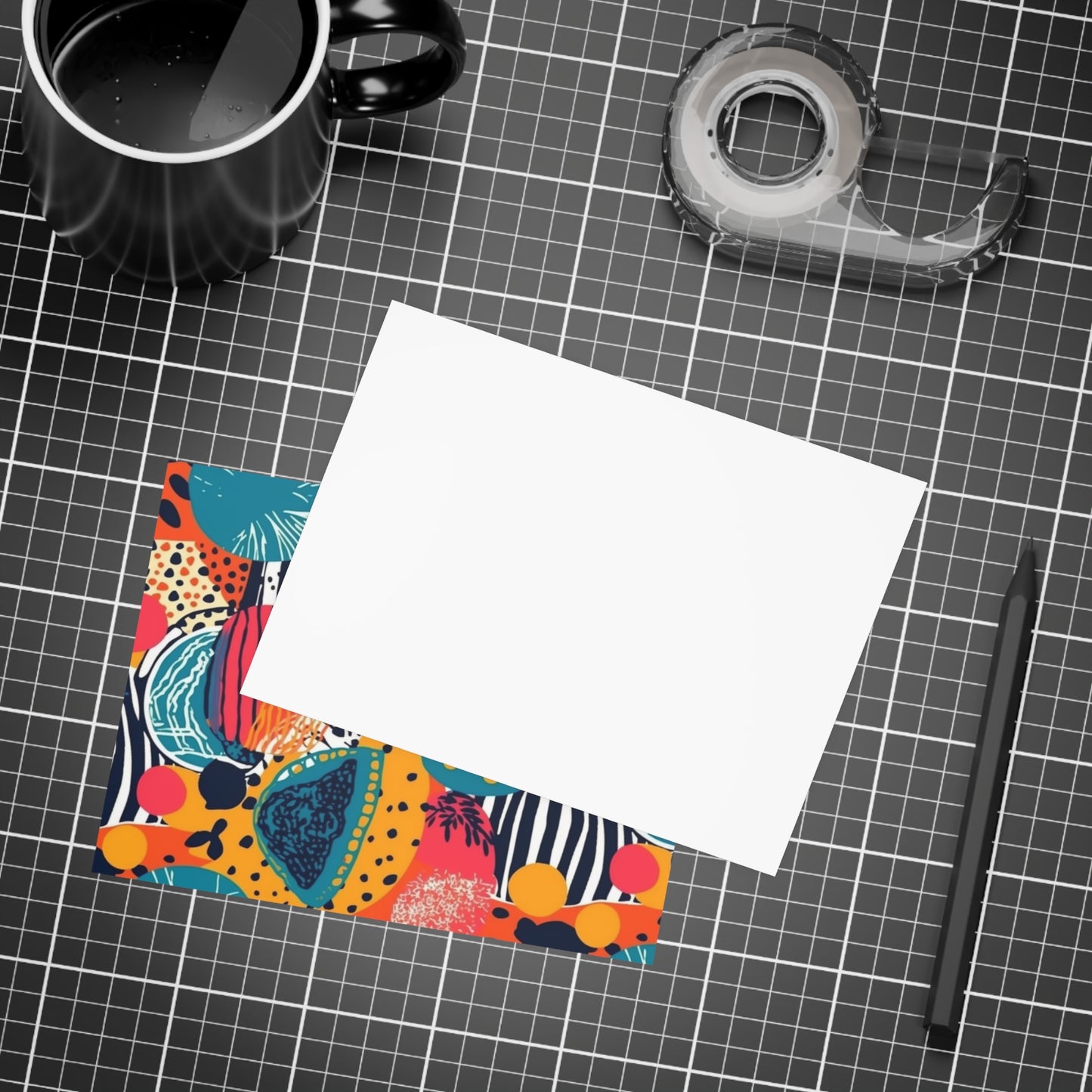Kalahari Kaleidoscope | African Wax Print Postcard Bundles | Black-Owned | Women-Owned| Envelopes included |