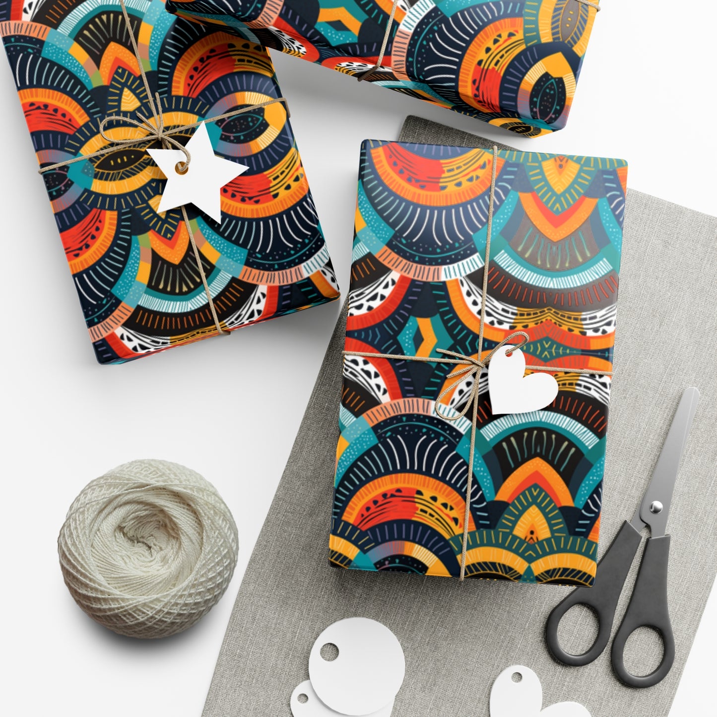 Zulu Warrior | African Wax Print | Gift Wrap Papers