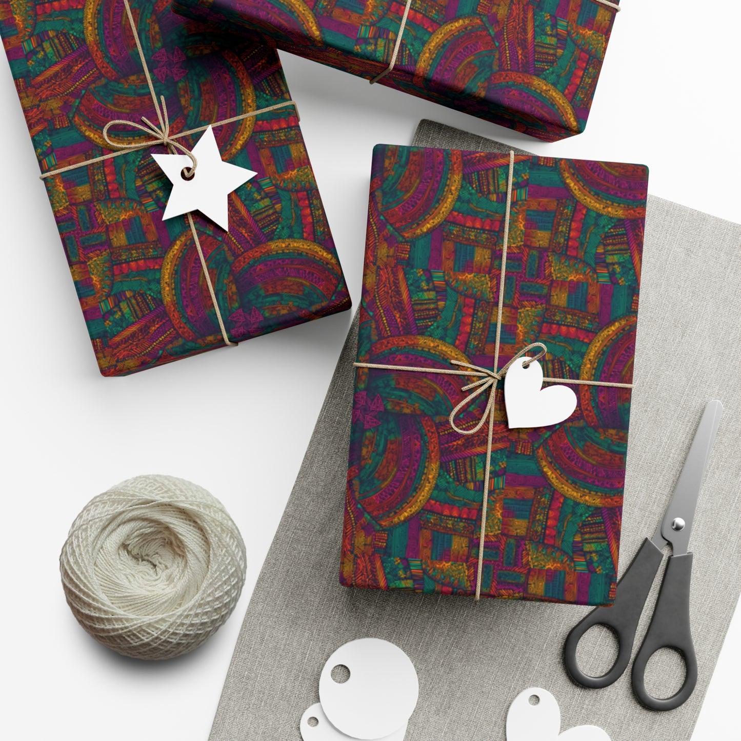 African batik Print, Gift Wrap Papers