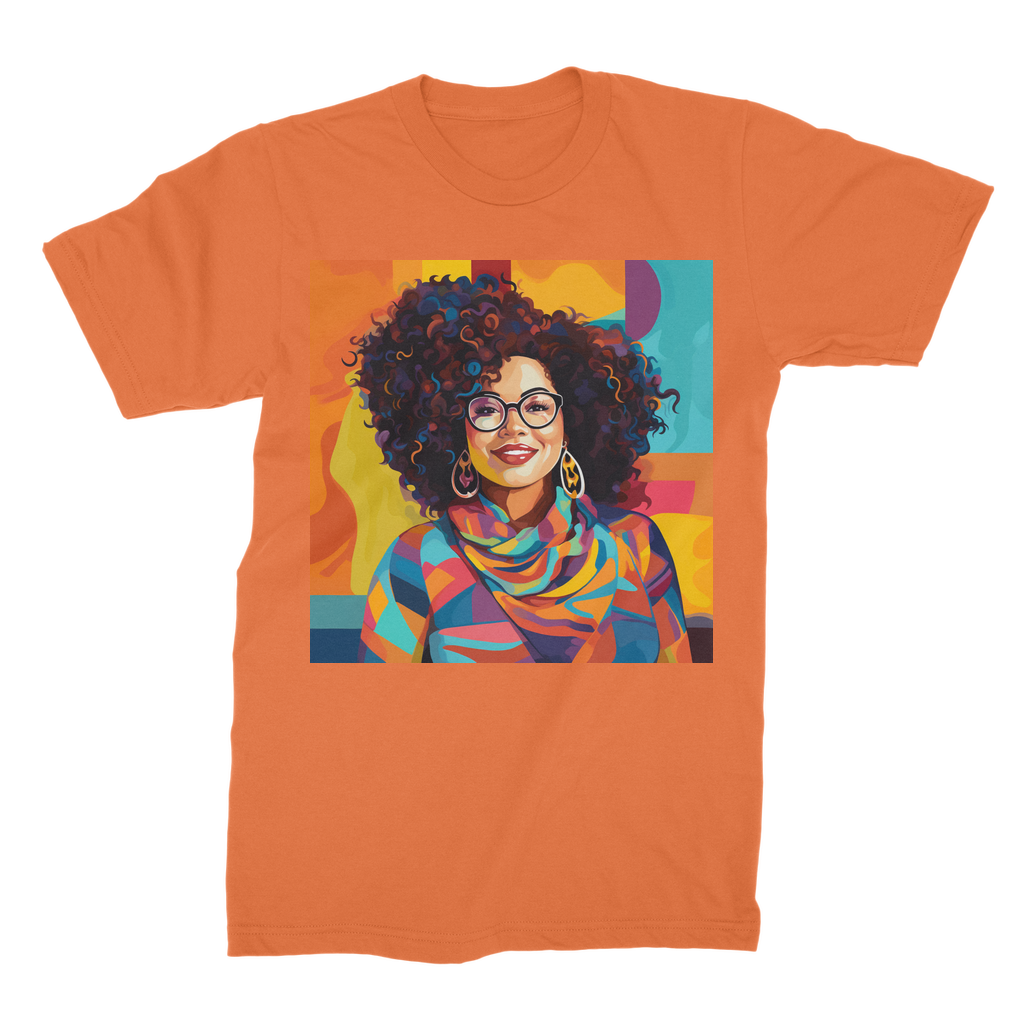 Black In Tech Collection| Maria| Premium Jersey Adult T-Shirt