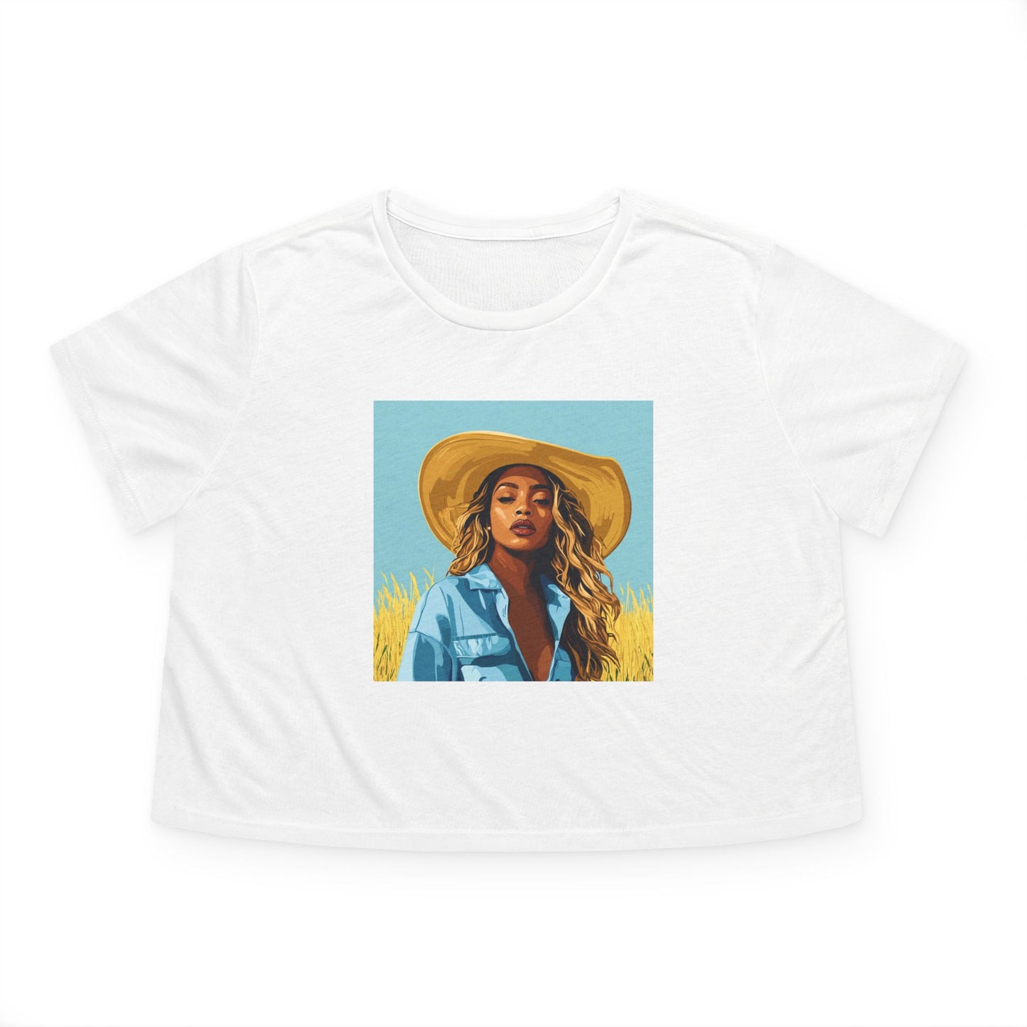 Bey collection : Women's Flowy Cropped Tee