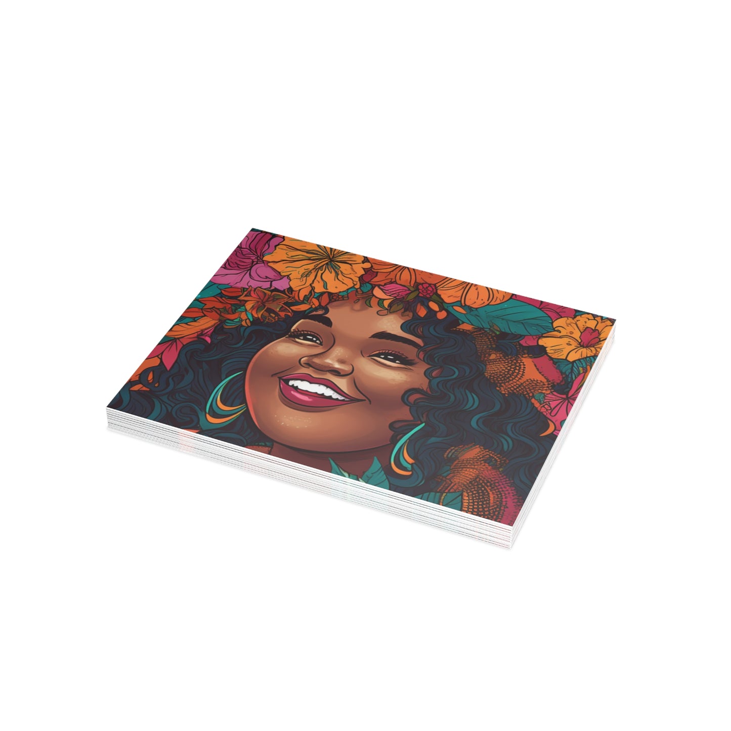 I Am Collection: "Beautiful" | Postcard Bundles | (envelopes included) | Self-Care | Affirmation Cards | 10, 30, or 50 Pieces|