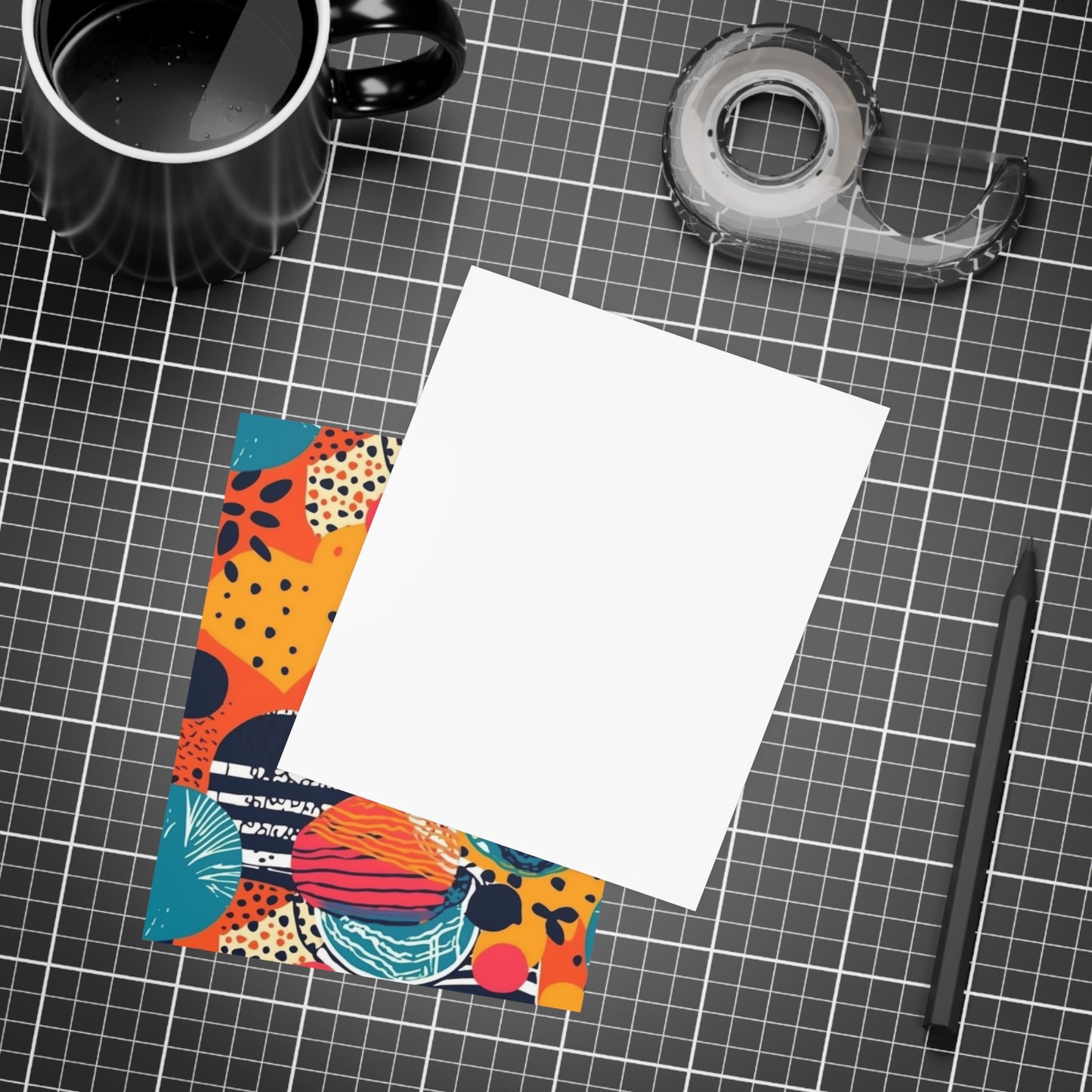 Kalahari Kaleidoscope | African Wax Print Postcard Bundles | Black-Owned | Women-Owned| Envelopes included |