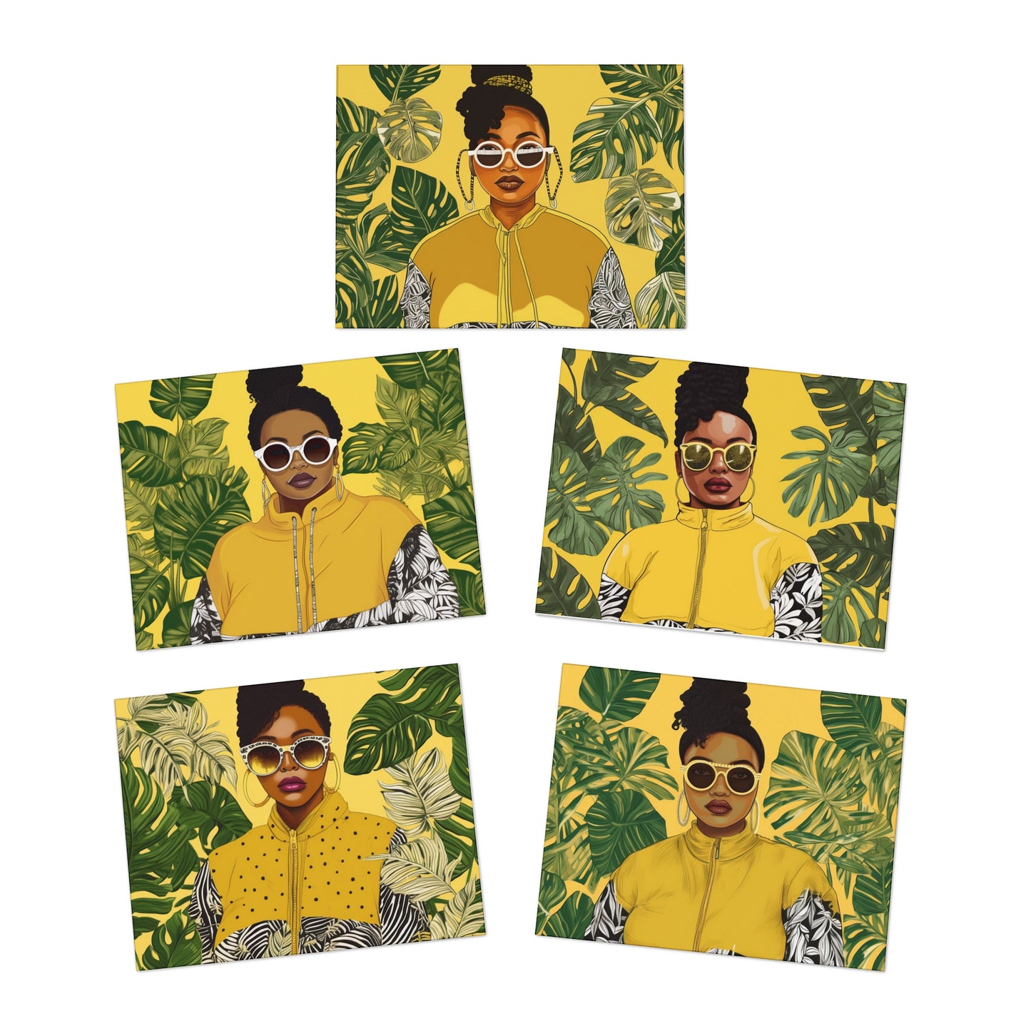 BLK | Everyday Black Magic|| Multi-Design Blank Greeting Cards | City Swag