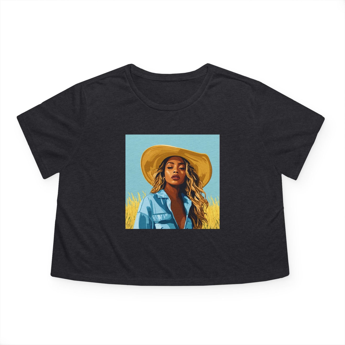 Bey collection : Women's Flowy Cropped Tee