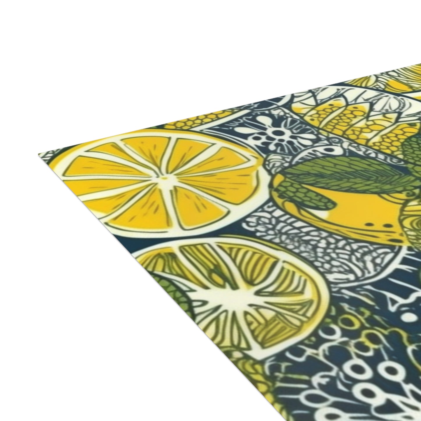 Lemons and Leaves | lemonade lace brunch Postcard Bundles (envelopes included) | African Wax Print|