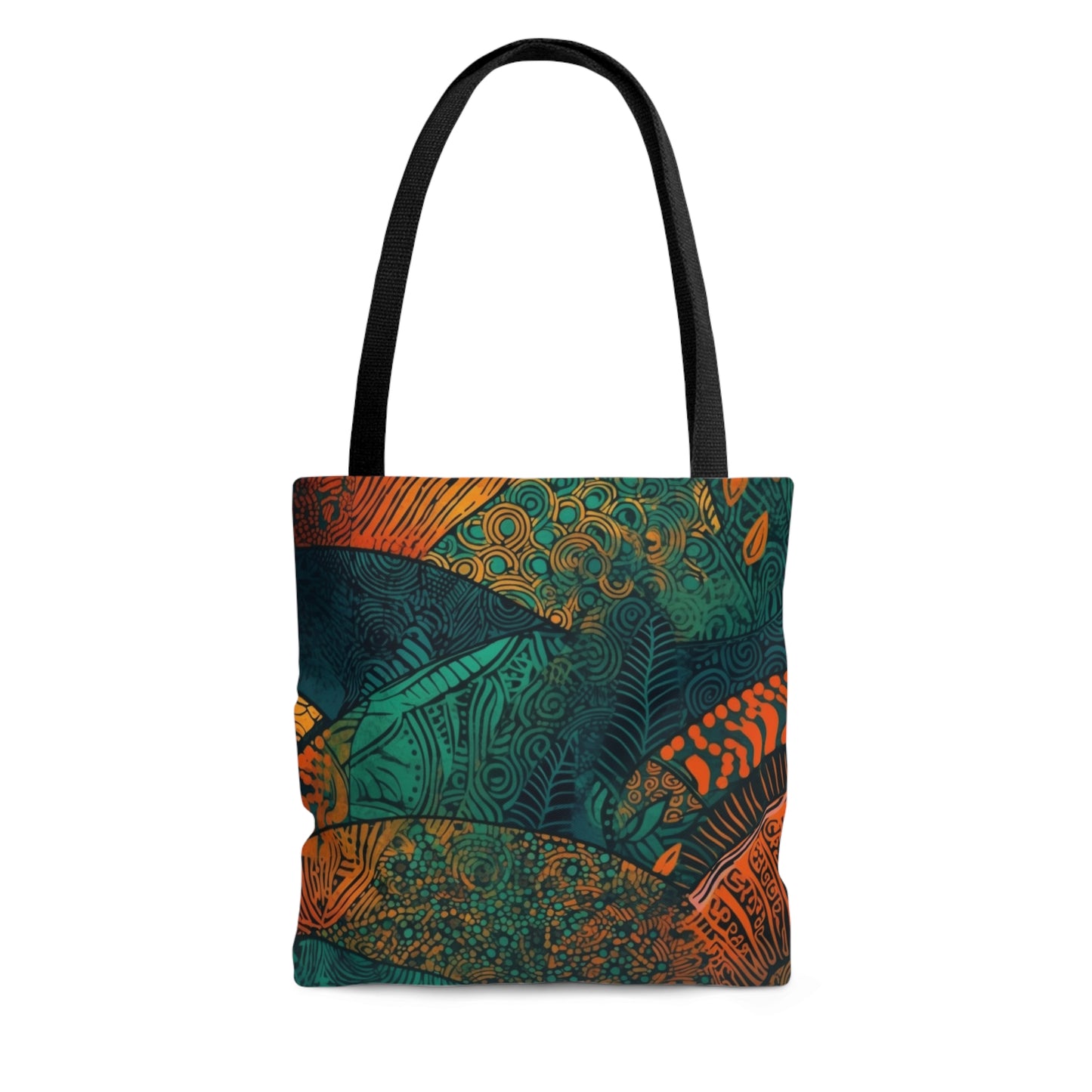 Kente Kaleidoscope | Tote Bag | Book Tote| Groceries Tote | Bachelorette | African Wax Print | Pattern |