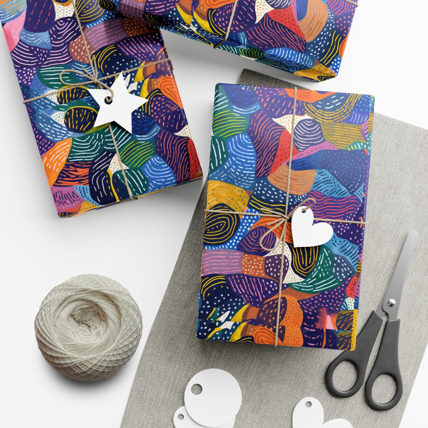 Kiki | Gift Wrap Papers | African Wax Print |