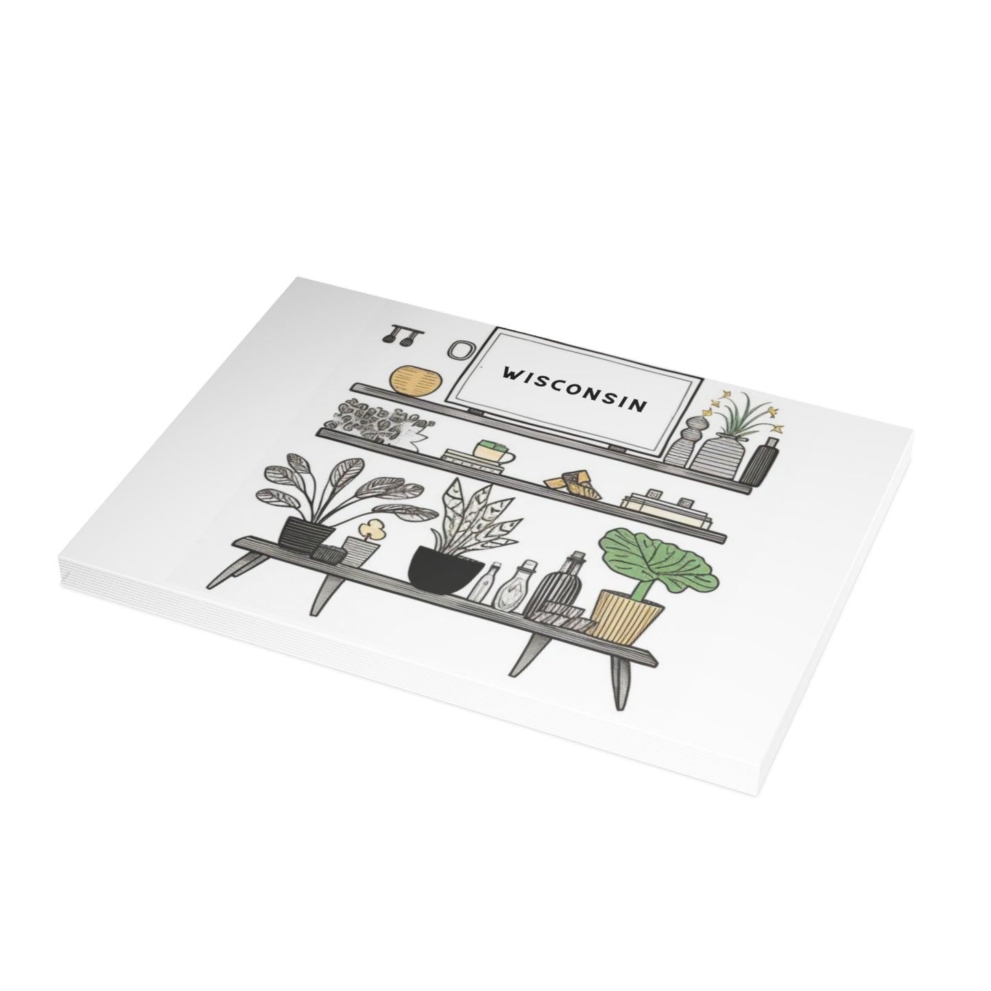 Plant Mom | Wisconsin | Postcard Bundles (envelopes included)