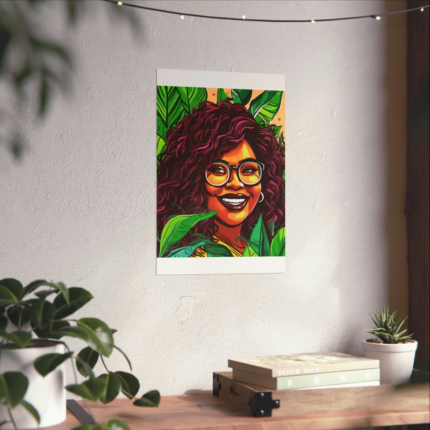 Lemon and Leaves| Jasmine Premium Matte Vertical Posters |