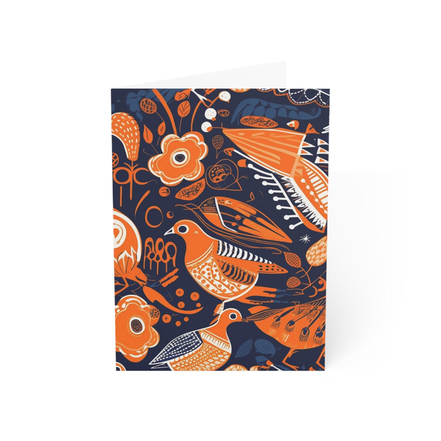 Folk-Inspired, Ankara, blank Greeting Cards Are Just for You/10 pack