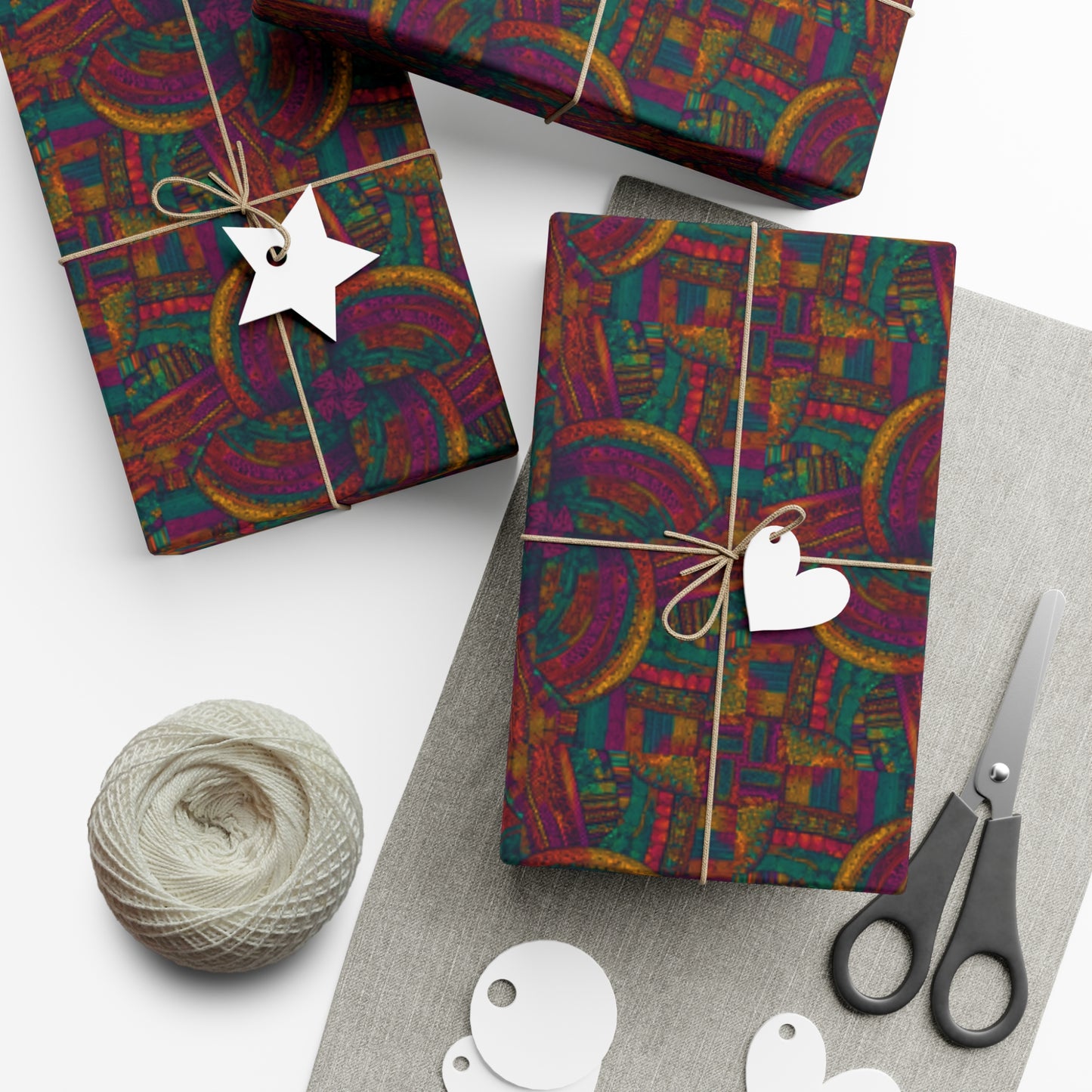 African batik Print, Gift Wrap Papers