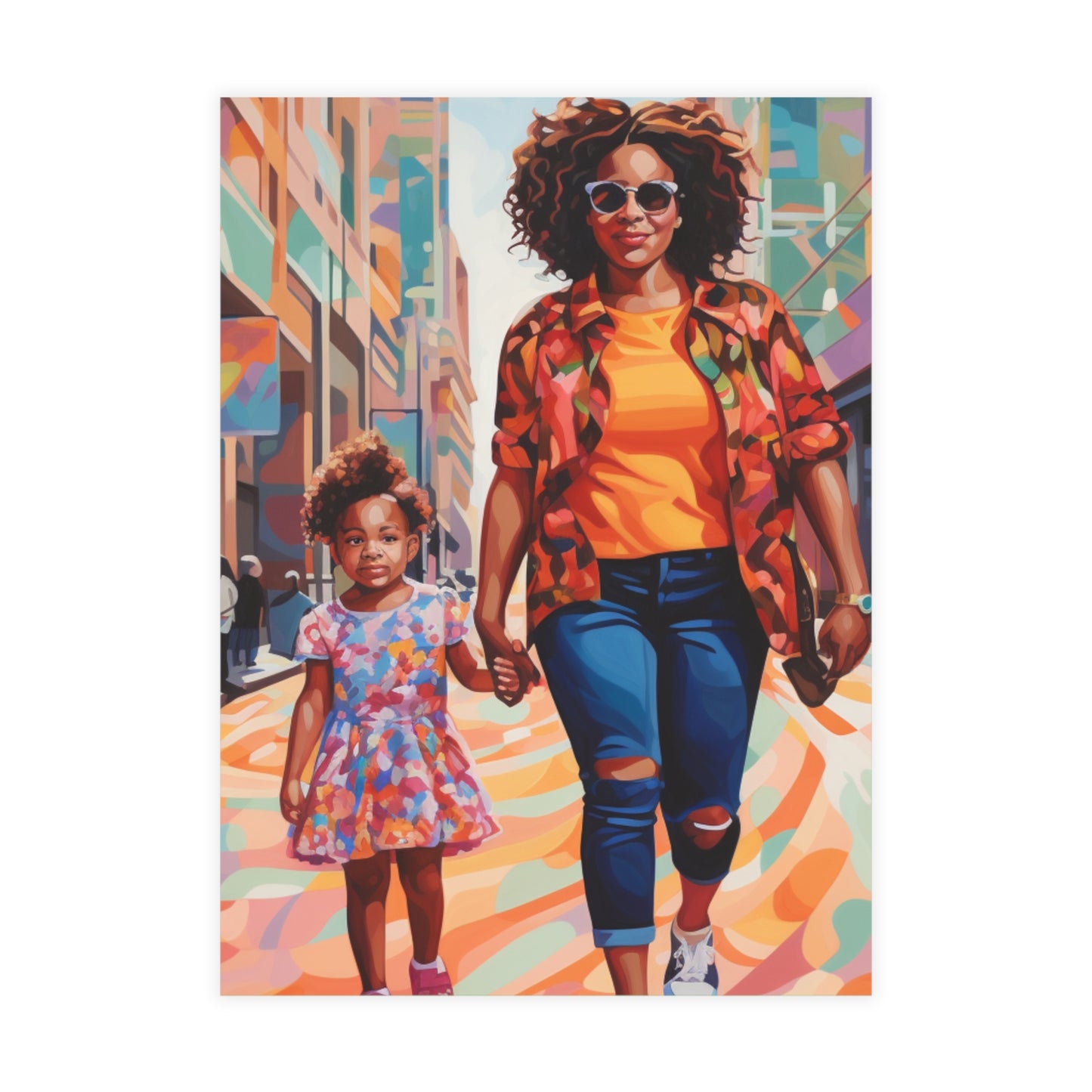 Black In Tech Collection | Mom and Me | Malia | Postcard Bundles (envelopes included) | Black Innovation |