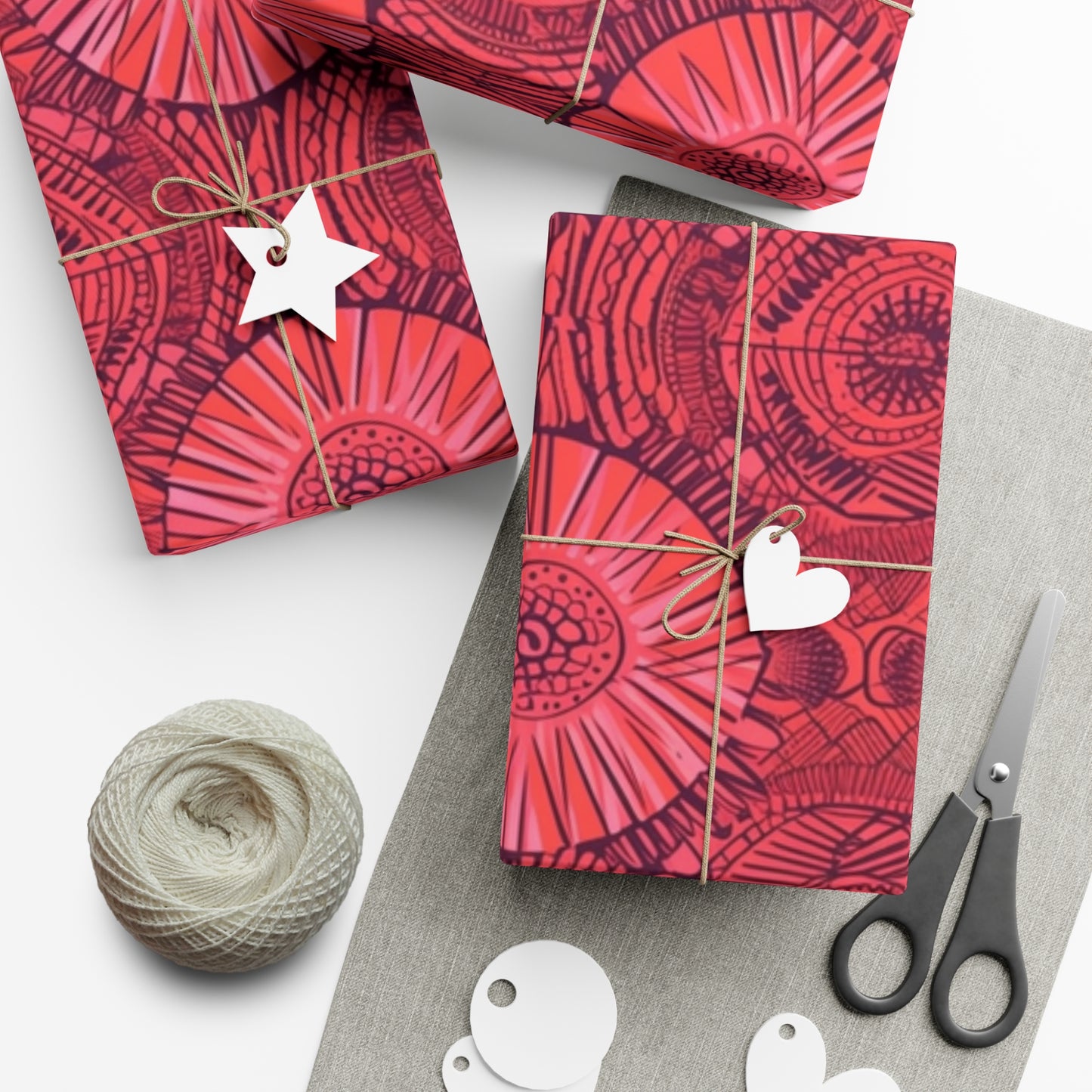 Amhara Ambiance| Gift Wrap Papers | African Wax print