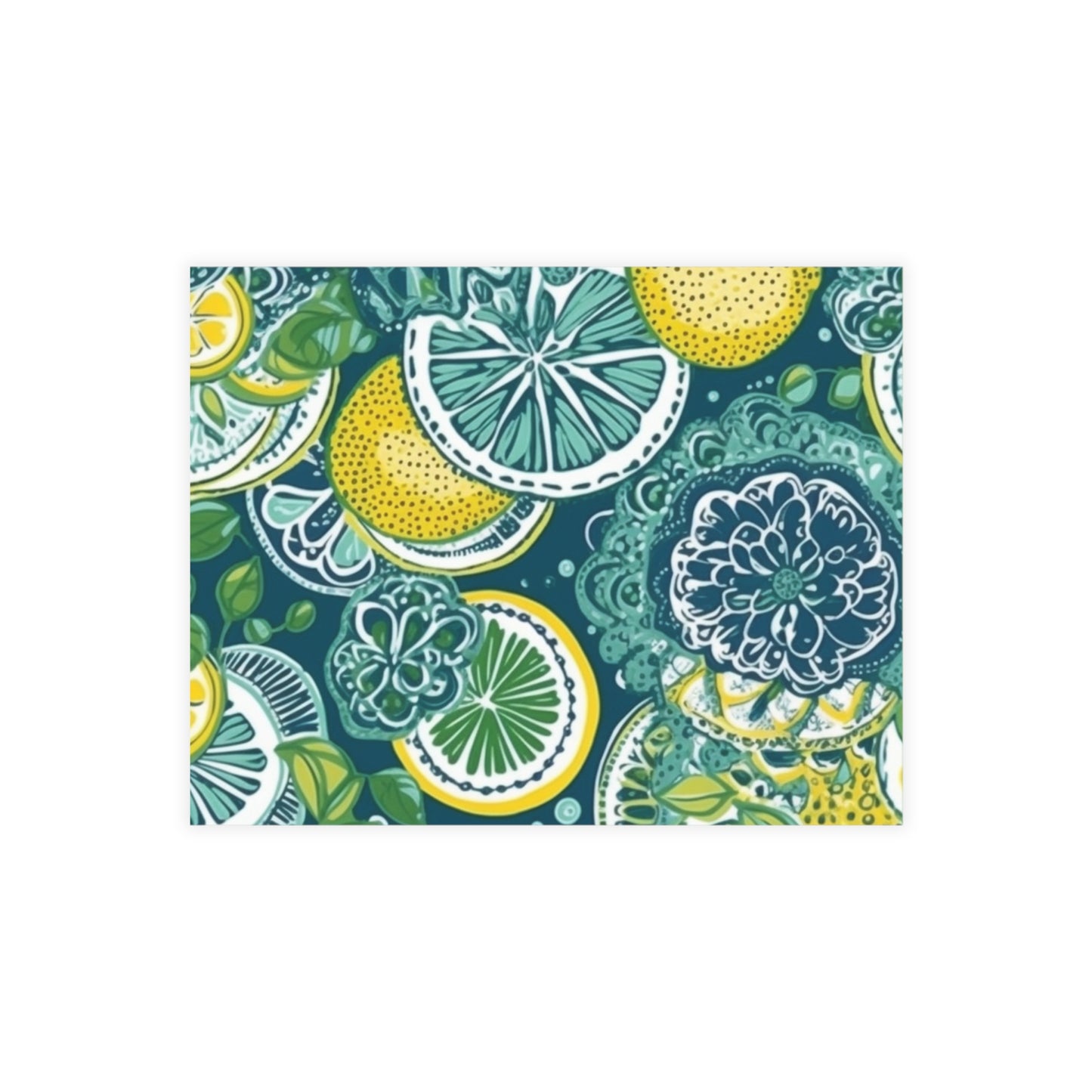 | Lemons and Leaves | Lemonade Brunch Lace | Postcard Bundles | Envelopes Included |