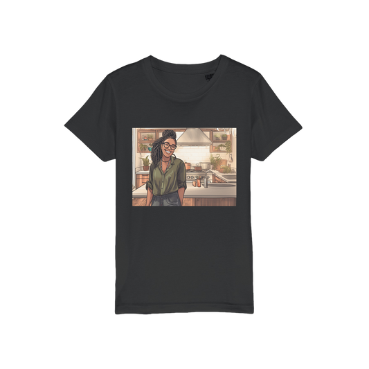 | Janell Melanin Magic | Organic Jersey Kids T-Shirt