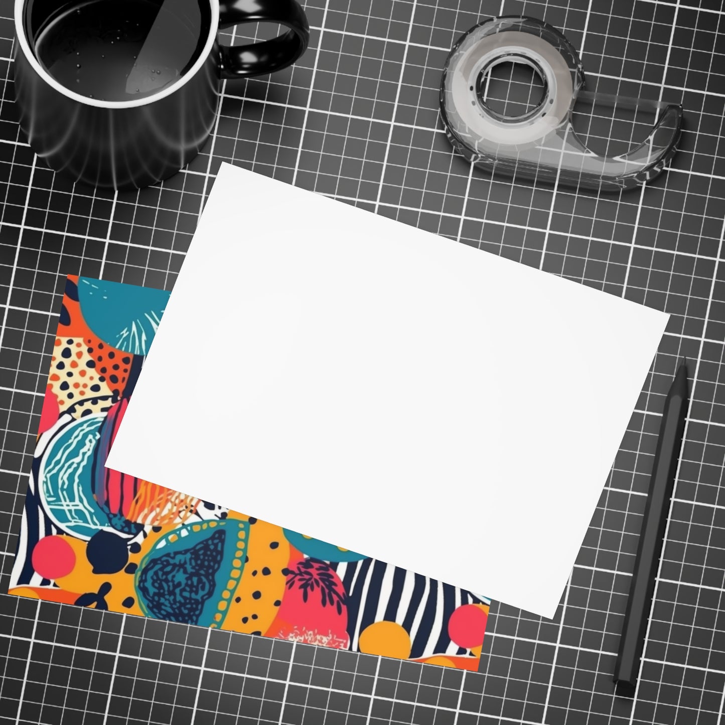 Kalahari Kaleidoscope | African Wax Print Postcard Bundles | Black-Owned | Women-Owned| Envelopes included |
