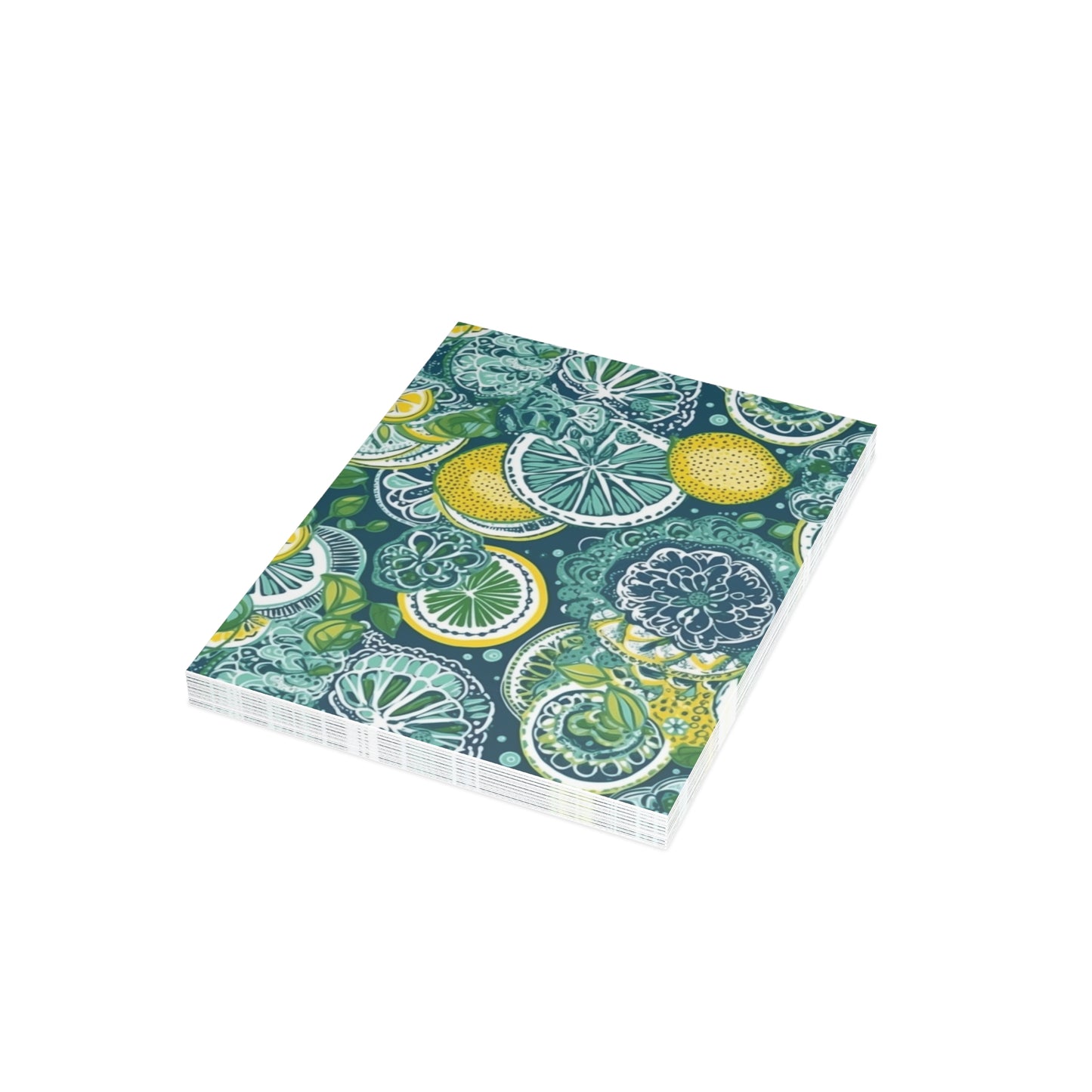 | Lemons and Leaves | Lemonade Brunch Lace | Postcard Bundles | Envelopes Included |