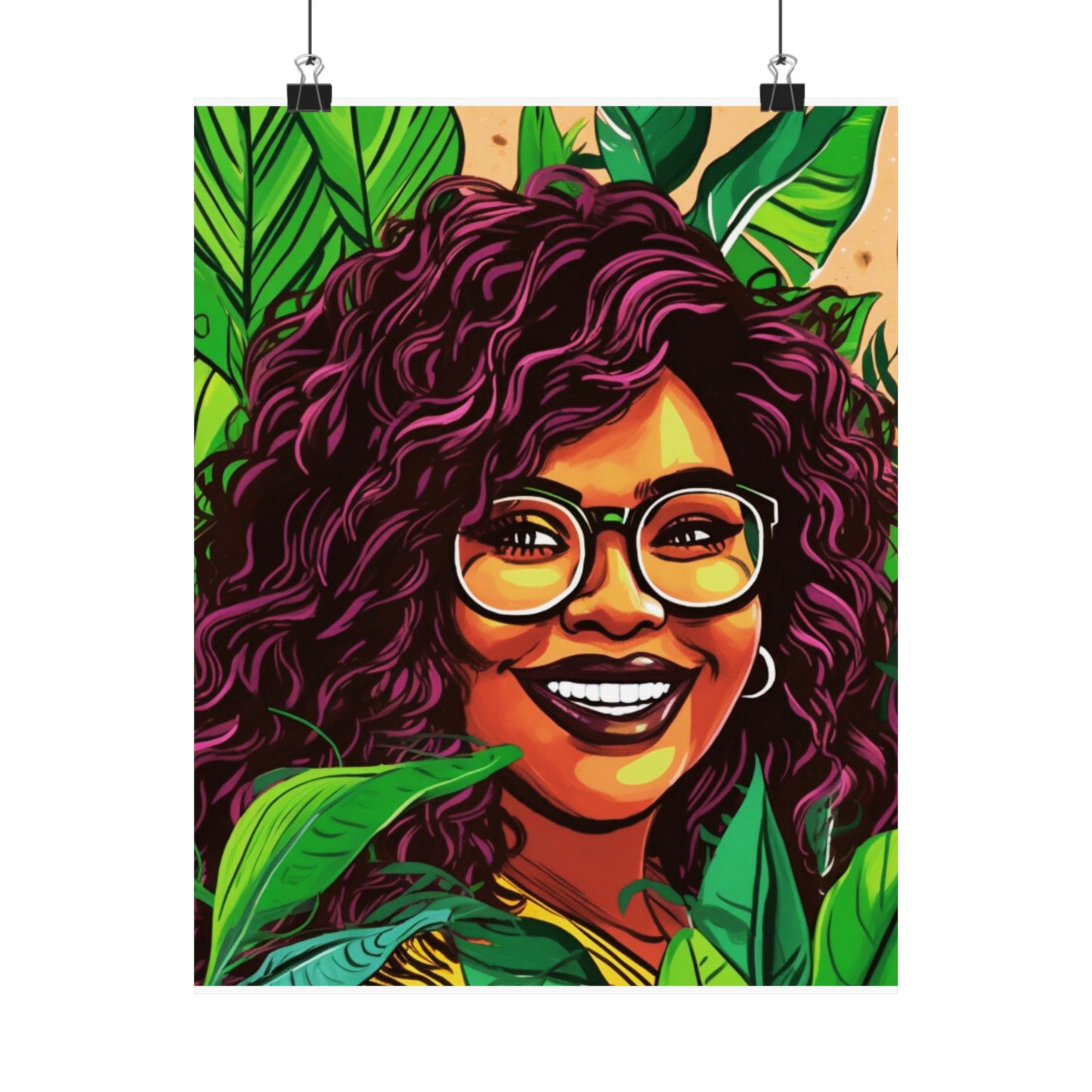 Lemon and Leaves| Jasmine Premium Matte Vertical Posters |