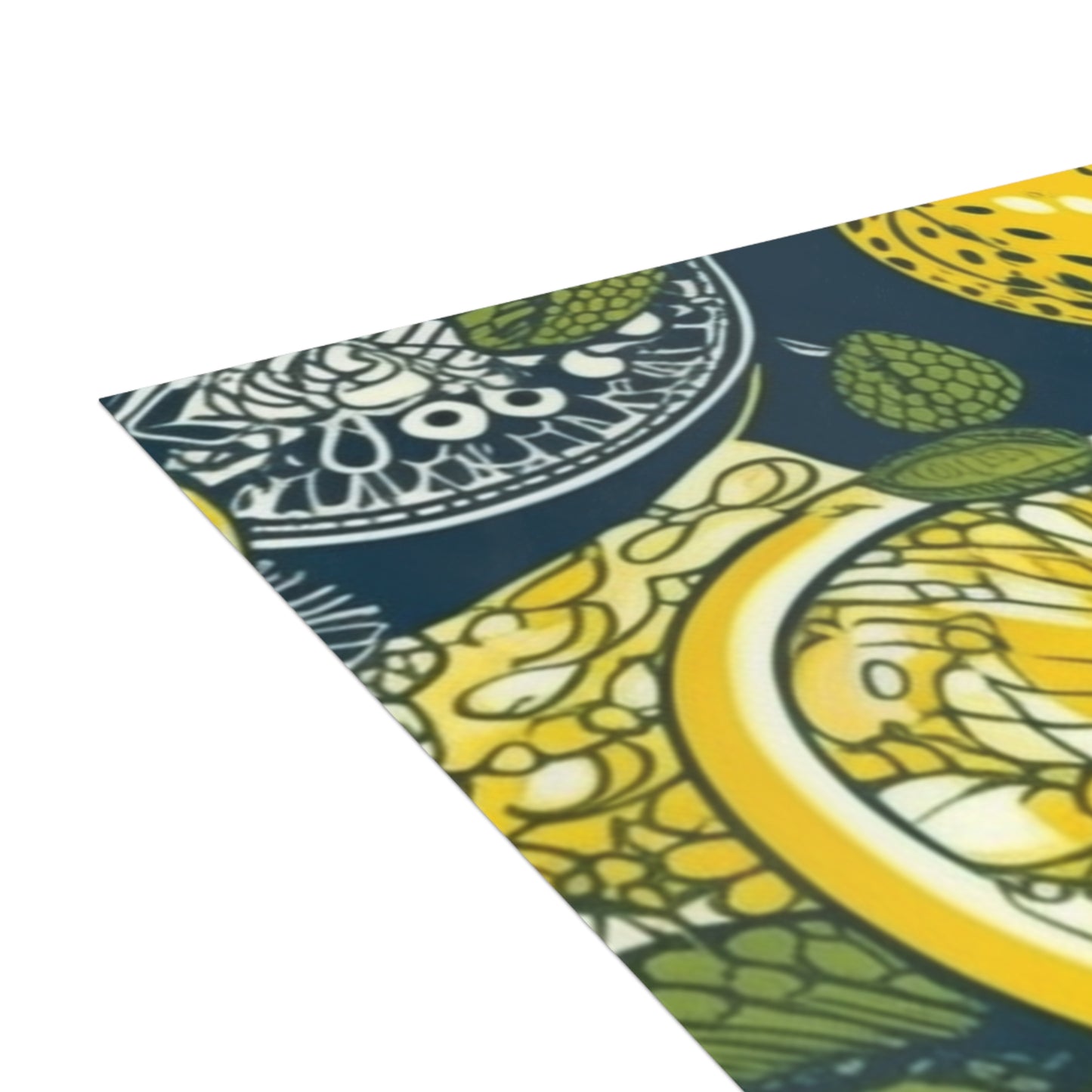 Lemons and Leaves | lemonade lace brunch Postcard Bundles (envelopes included) | African Wax Print|