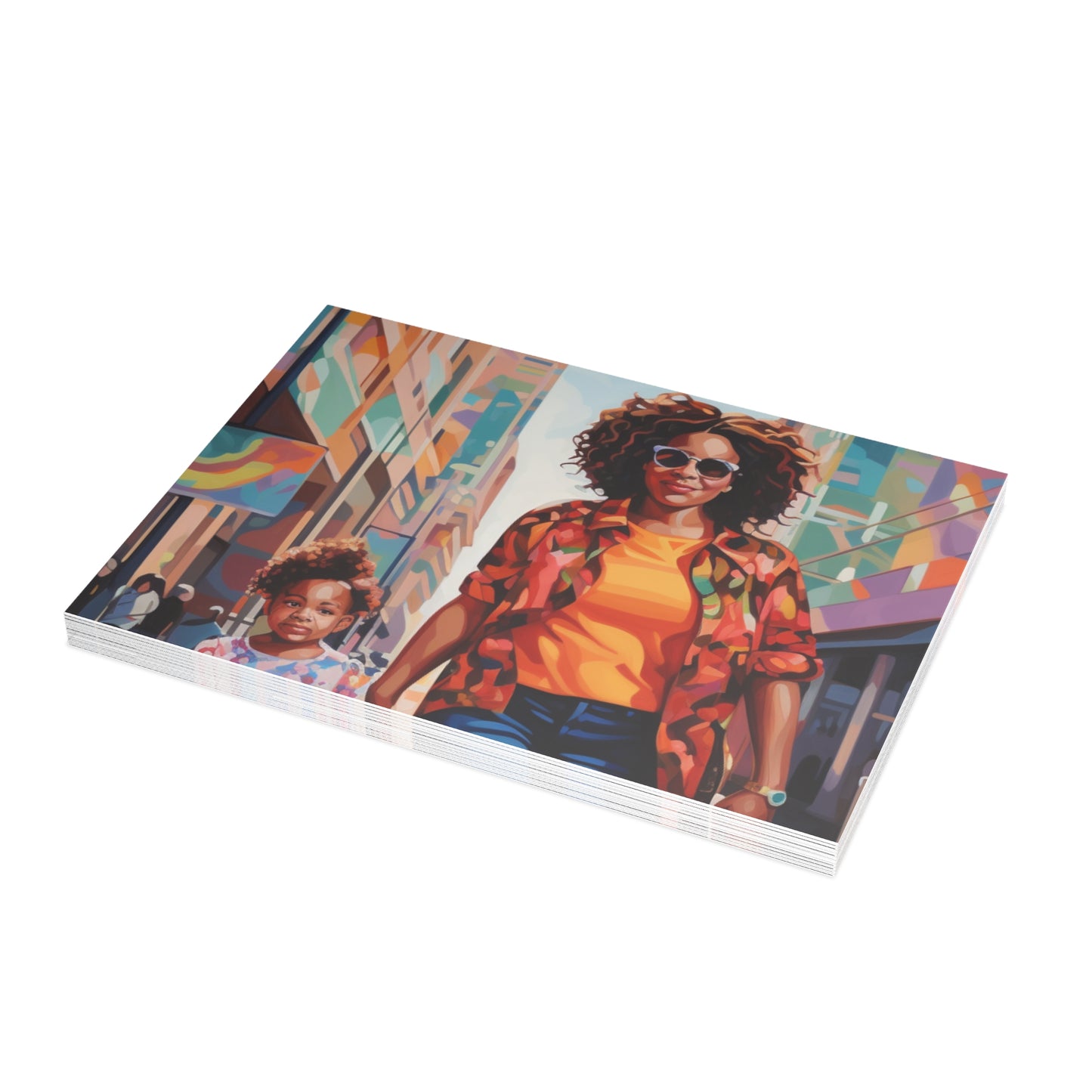 Black In Tech Collection | Mom and Me | Malia | Postcard Bundles (envelopes included) | Black Innovation |