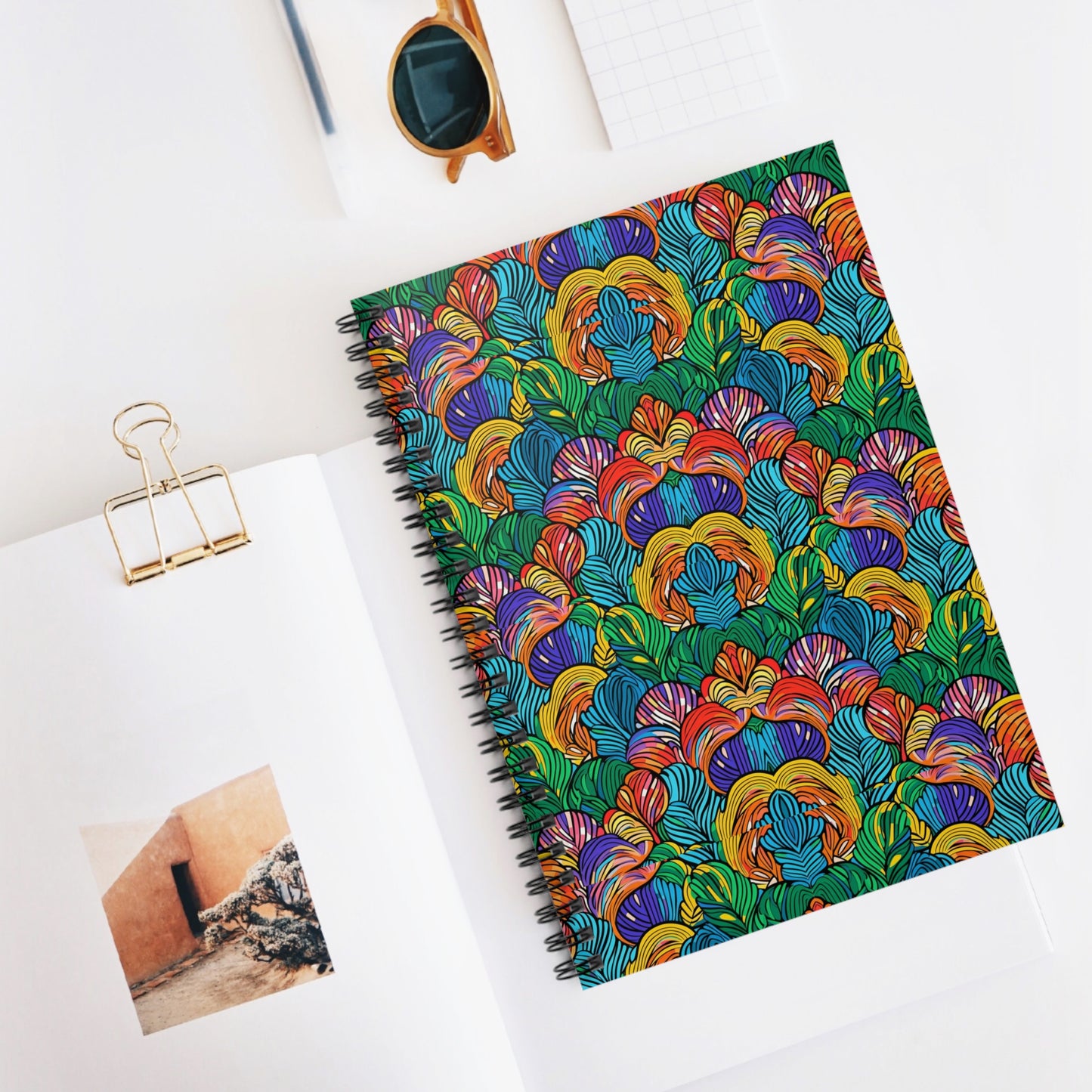 | African Wax Print | Notebook - Ruled Line