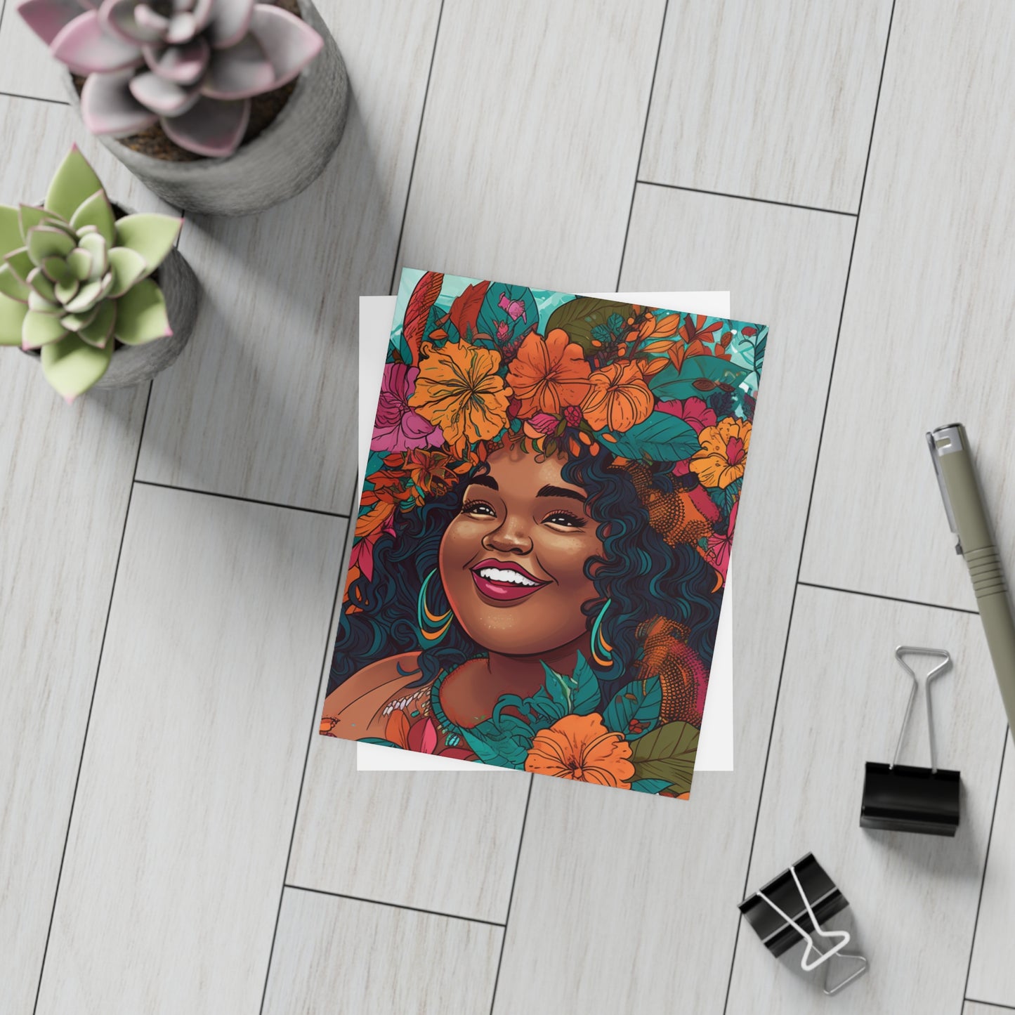 I Am Collection: "Beautiful" | Postcard Bundles | (envelopes included) | Self-Care | Affirmation Cards | 10, 30, or 50 Pieces|