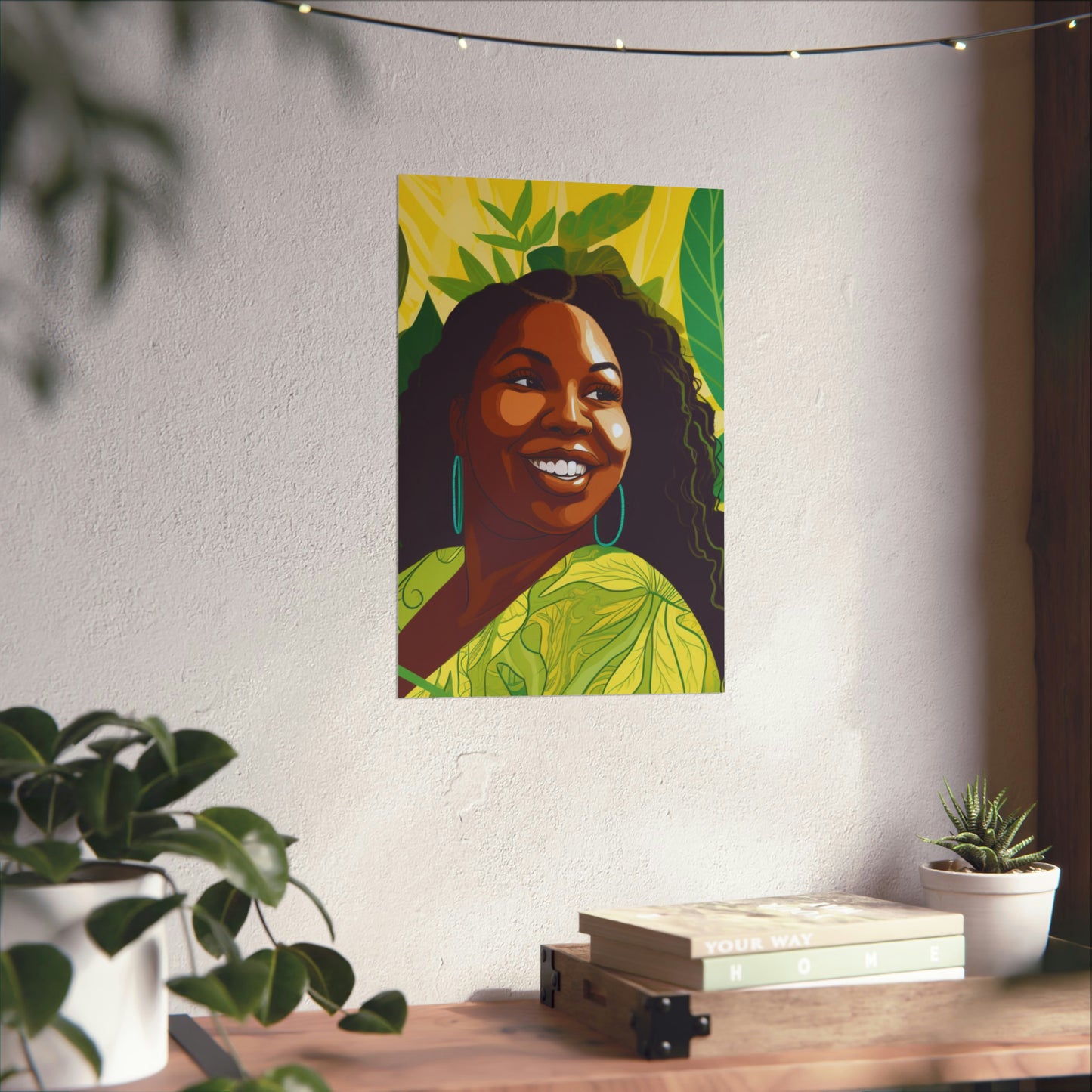Lemons and Leaves| Camile Premium Matte Vertical Posters |