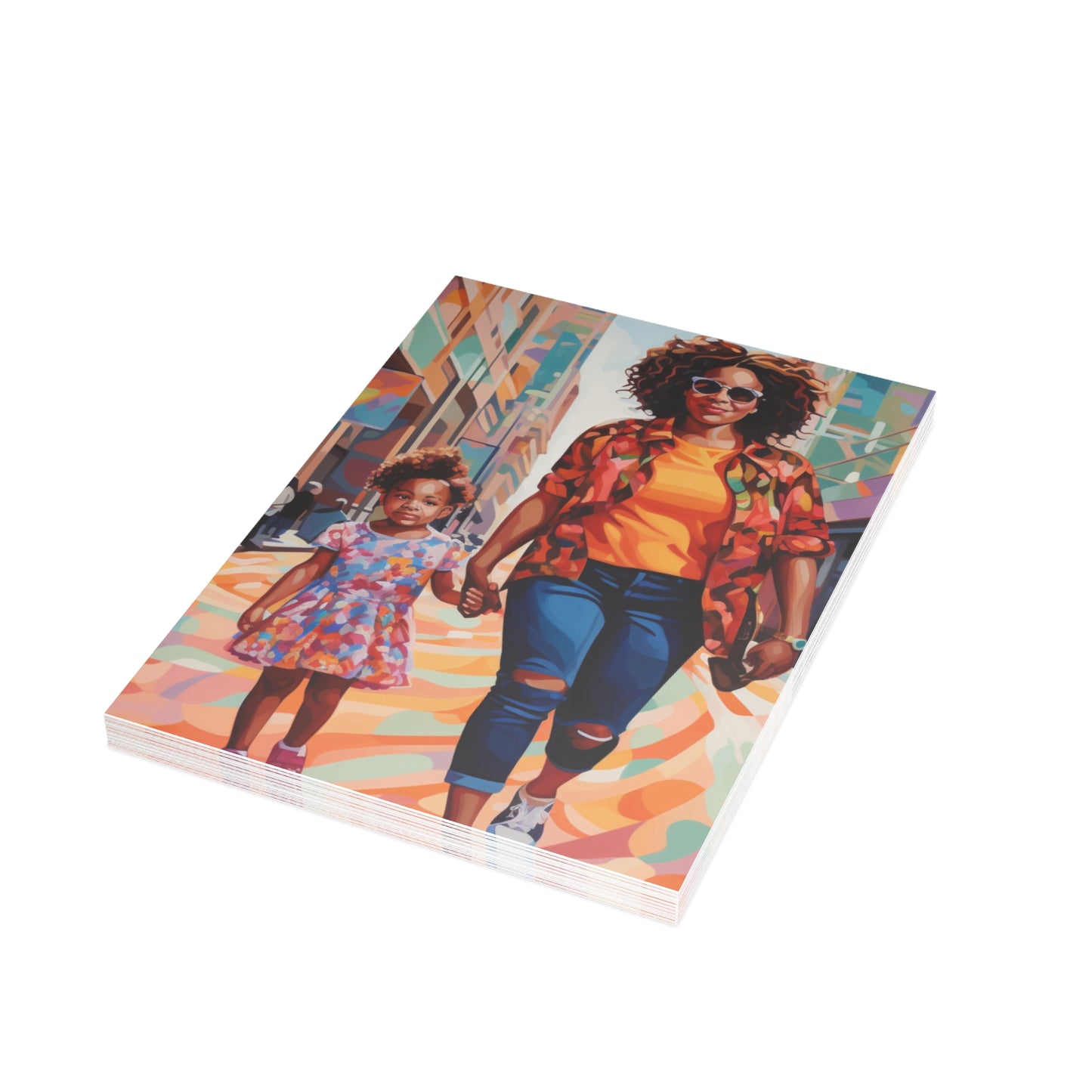 Black In Tech Collection | Mom and Me | Malia | Postcard Bundles (envelopes included) | Black Innovation |