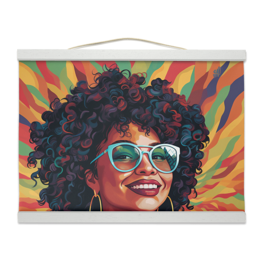 Black in Tech Collection | Ayanna | Hanging Canvas Prints |