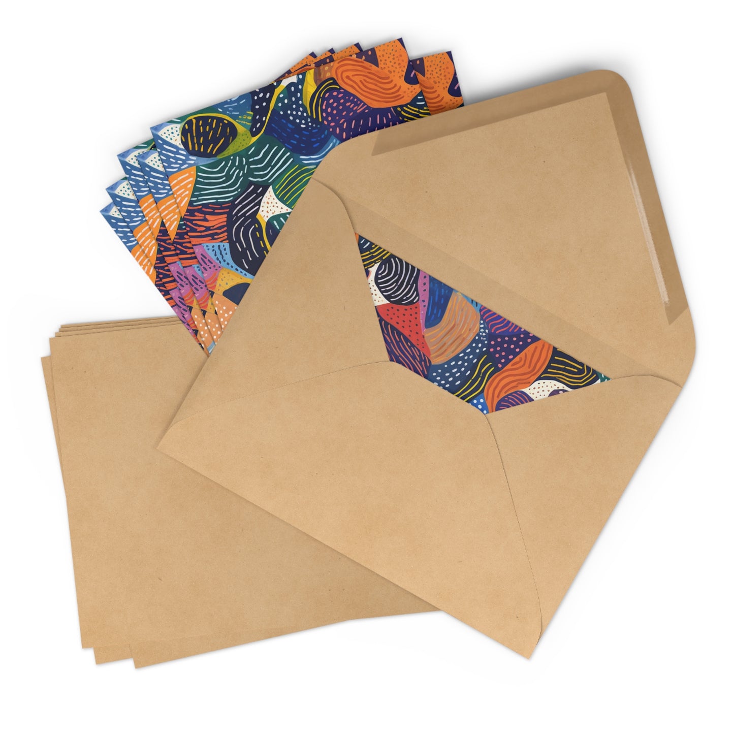 Kiki | Postcards (7 pcs) | African Wax Print |