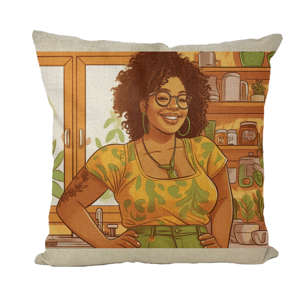 | Lexie Melanin Magic Throw Pillow with Insert