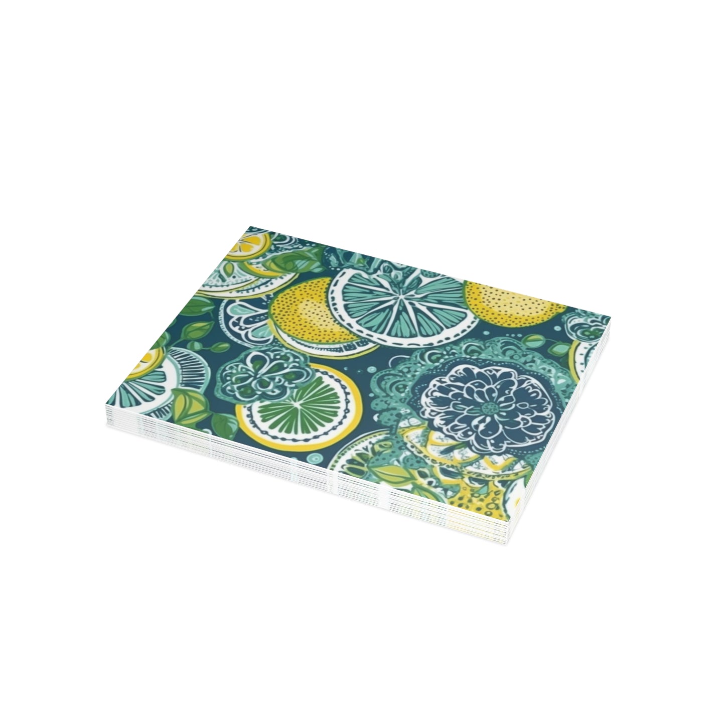 | Lemons and Leaves | Lemonade Brunch Lace | Postcard Bundles | Envelopes Included |