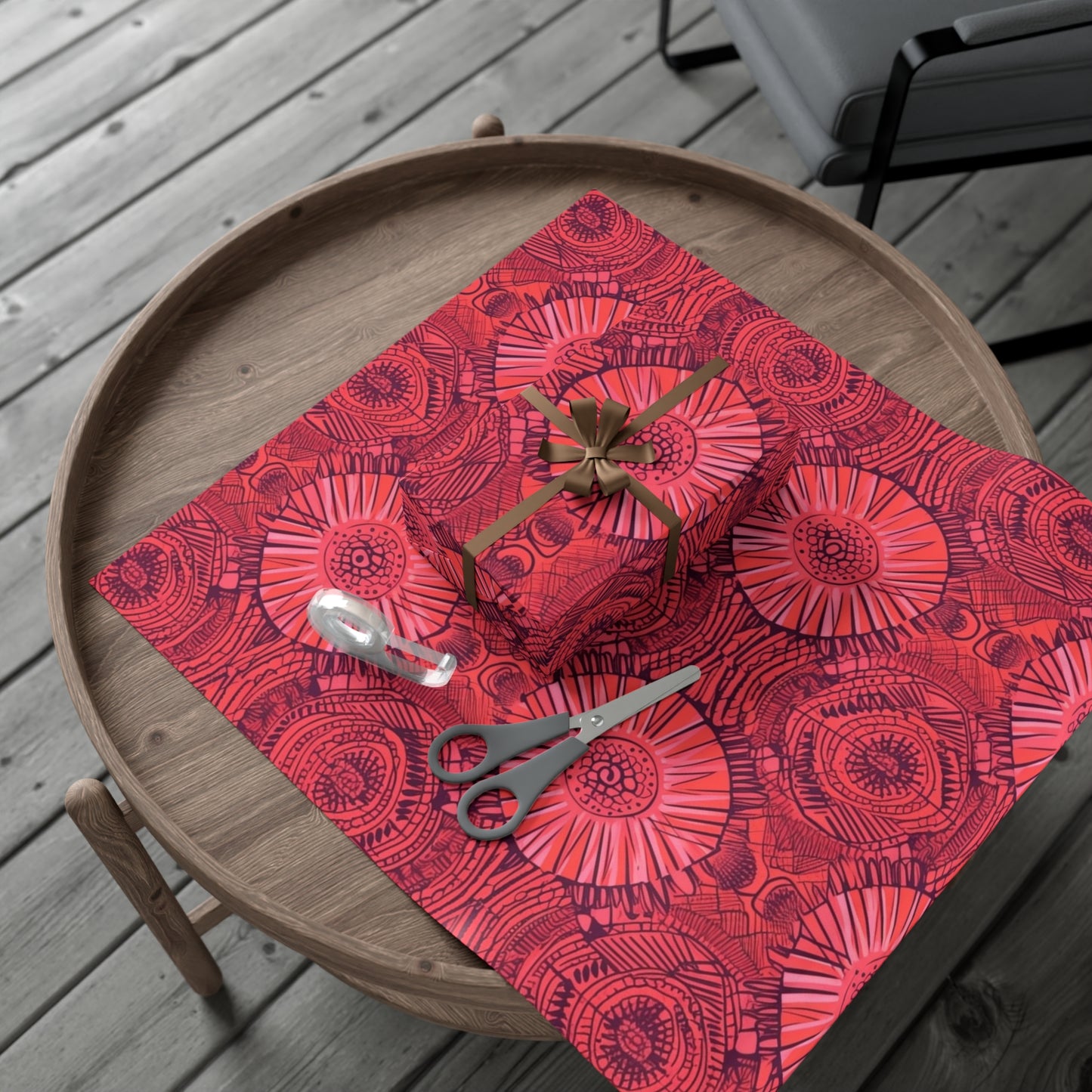 Amhara Ambiance| Gift Wrap Papers | African Wax print