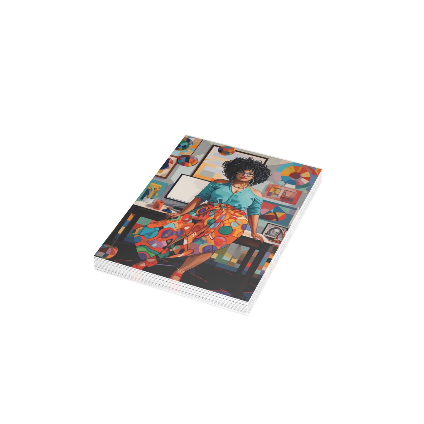 Black in Tech: Sariah's Home Office Postcard Bundles (envelopes included)