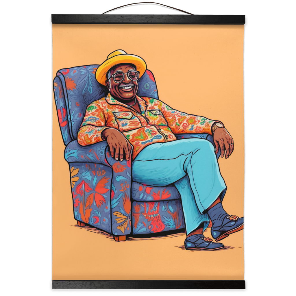 | Black & Bold Collection | James Hanging Canvas Prints | African American Male | Taylor Made Paper Co.