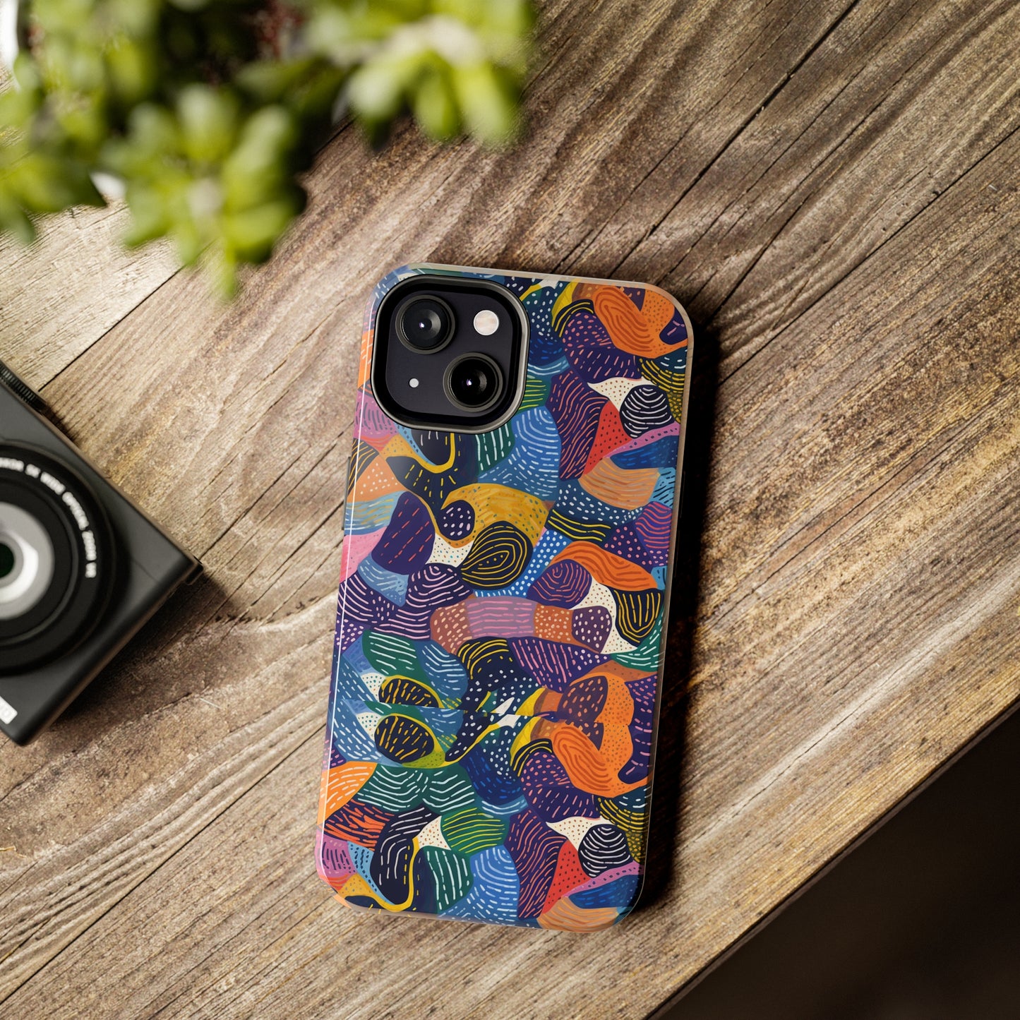 Stylish Kiki Collections iPhone Case | African Wax Print | Tough Phone Case | Shock Dispersion | Protective Cover|